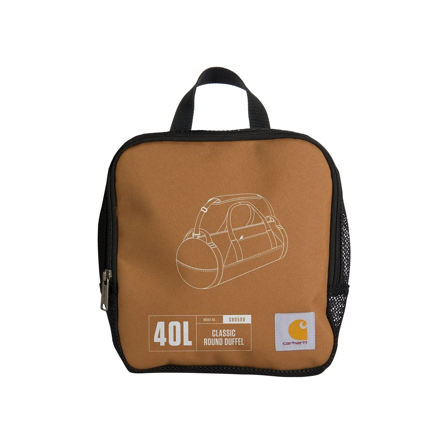 Carhartt Classic Round Foldable 40L Duffel Bag - Image 6
