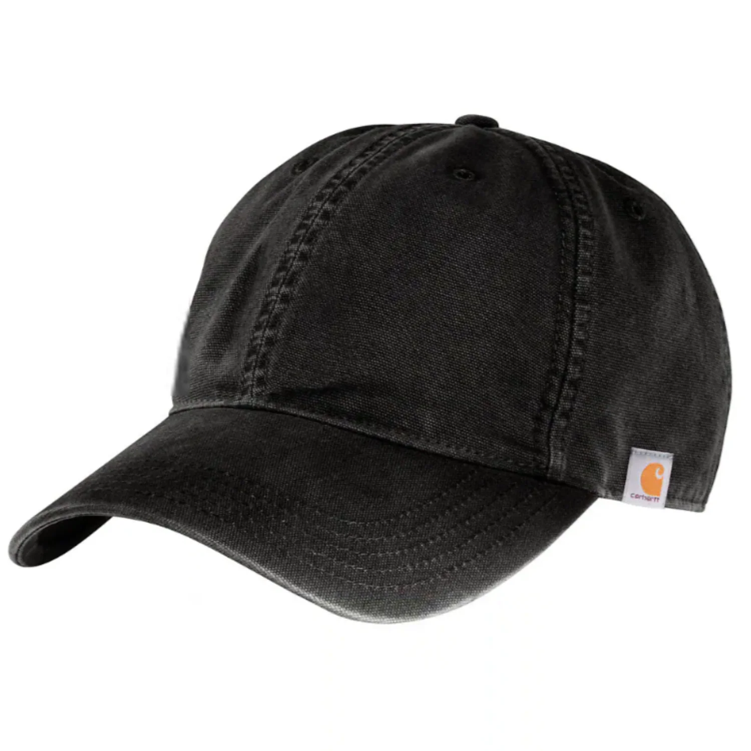 Carhartt Cotton Canvas Patch Logo Baseball Cap - Image 2
