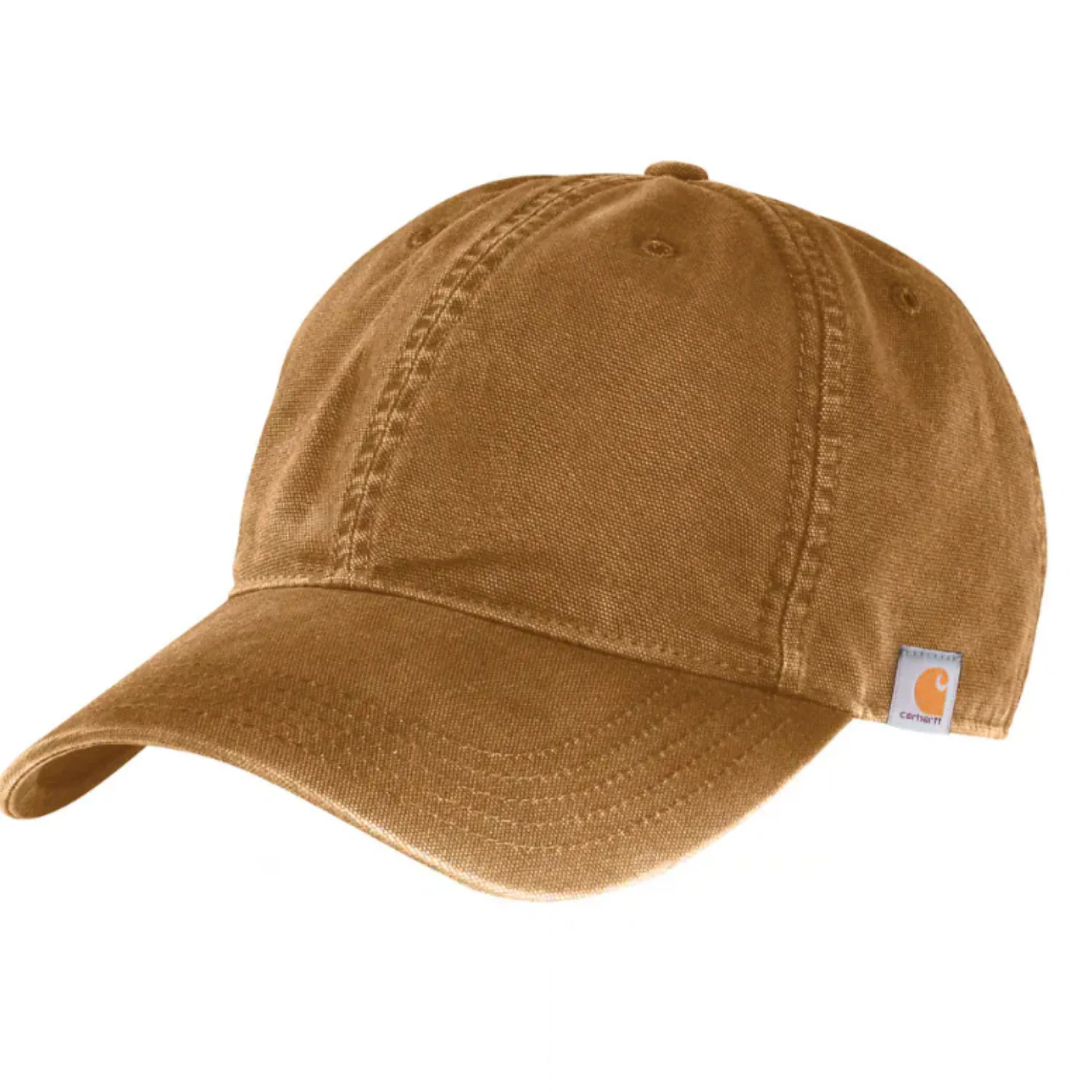 Carhartt Cotton Canvas Patch Logo Baseball Cap - Image 3