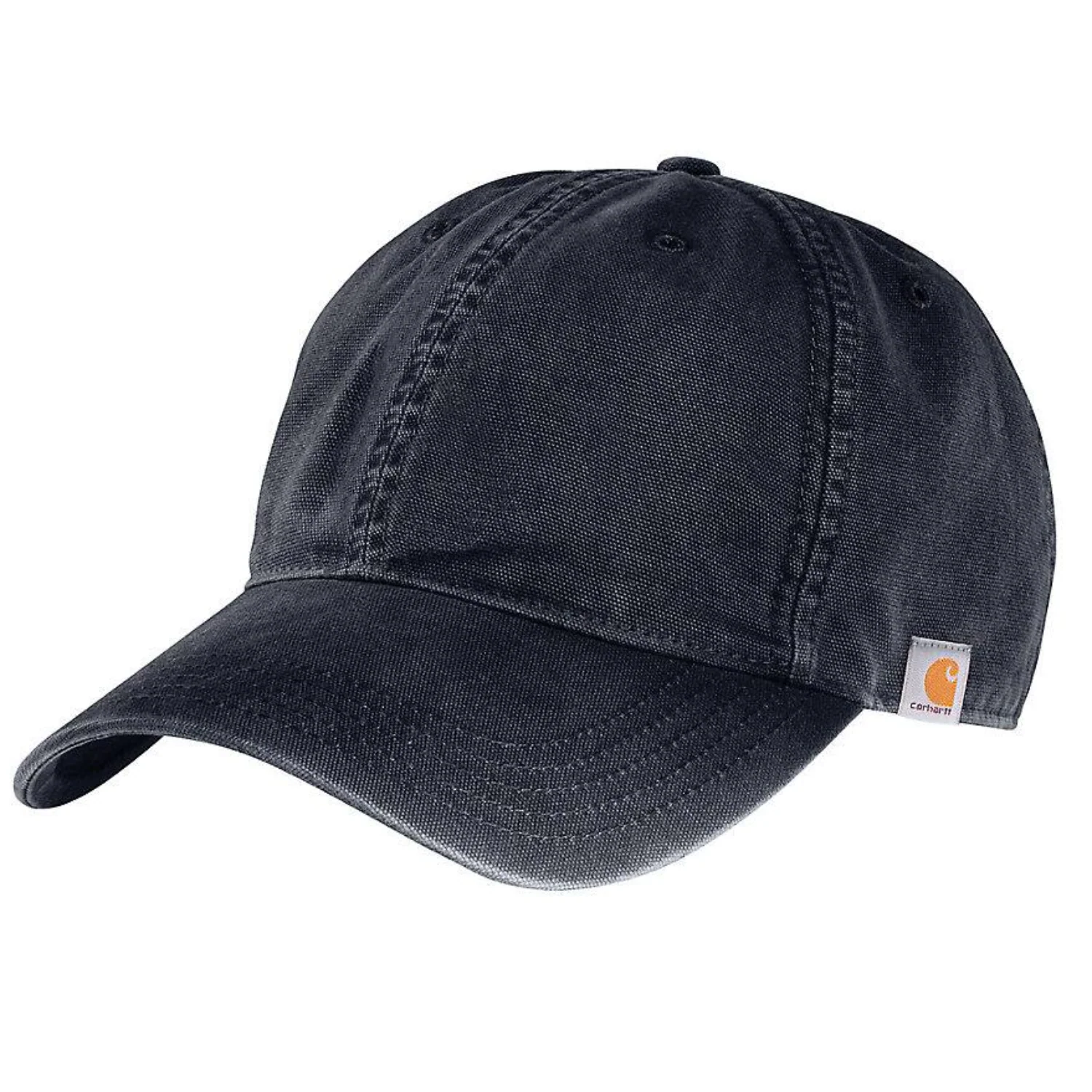Carhartt Cotton Canvas Patch Logo Baseball Cap - Image 4