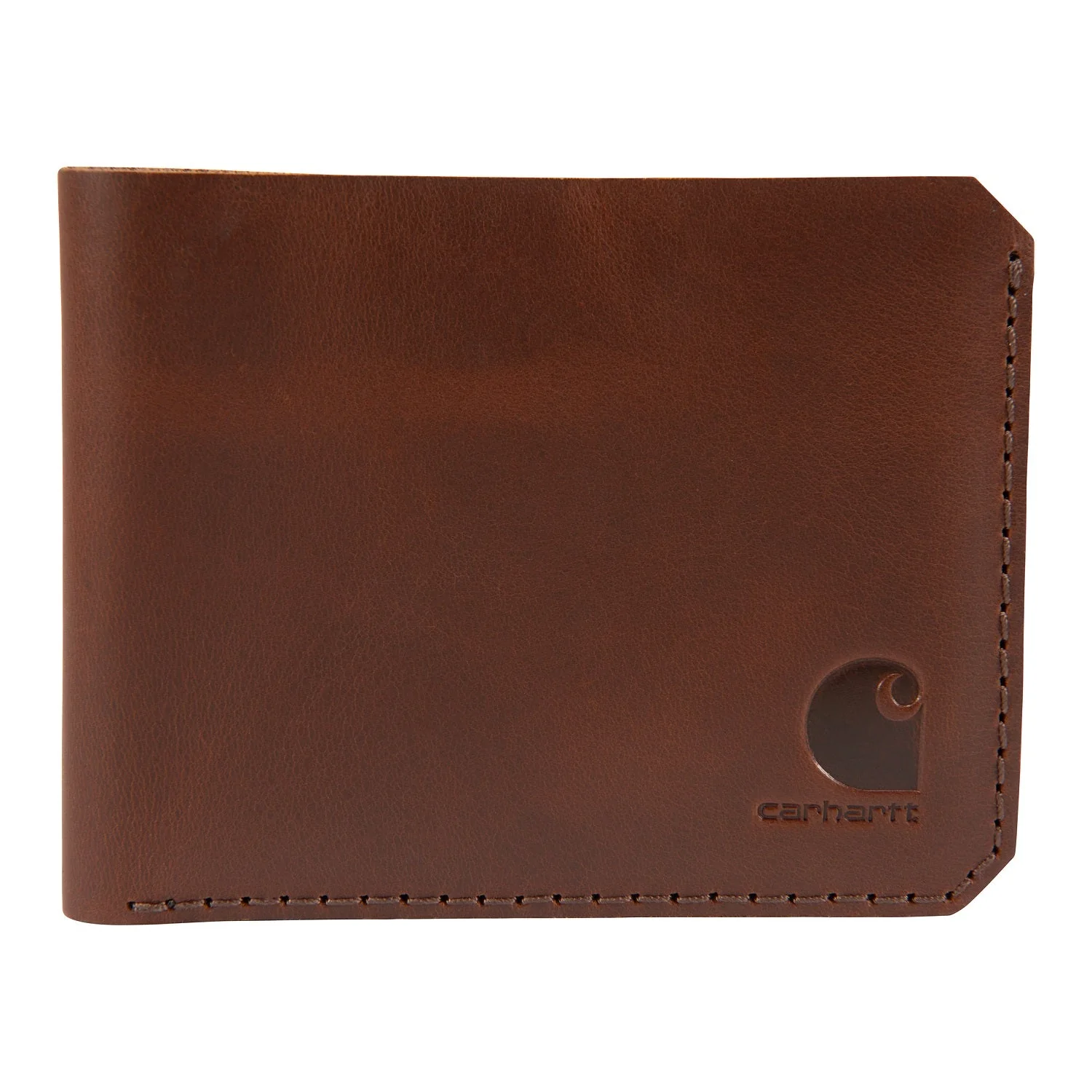 Carhartt Craftsman Leather Logo Bifold Wallet - Image 6