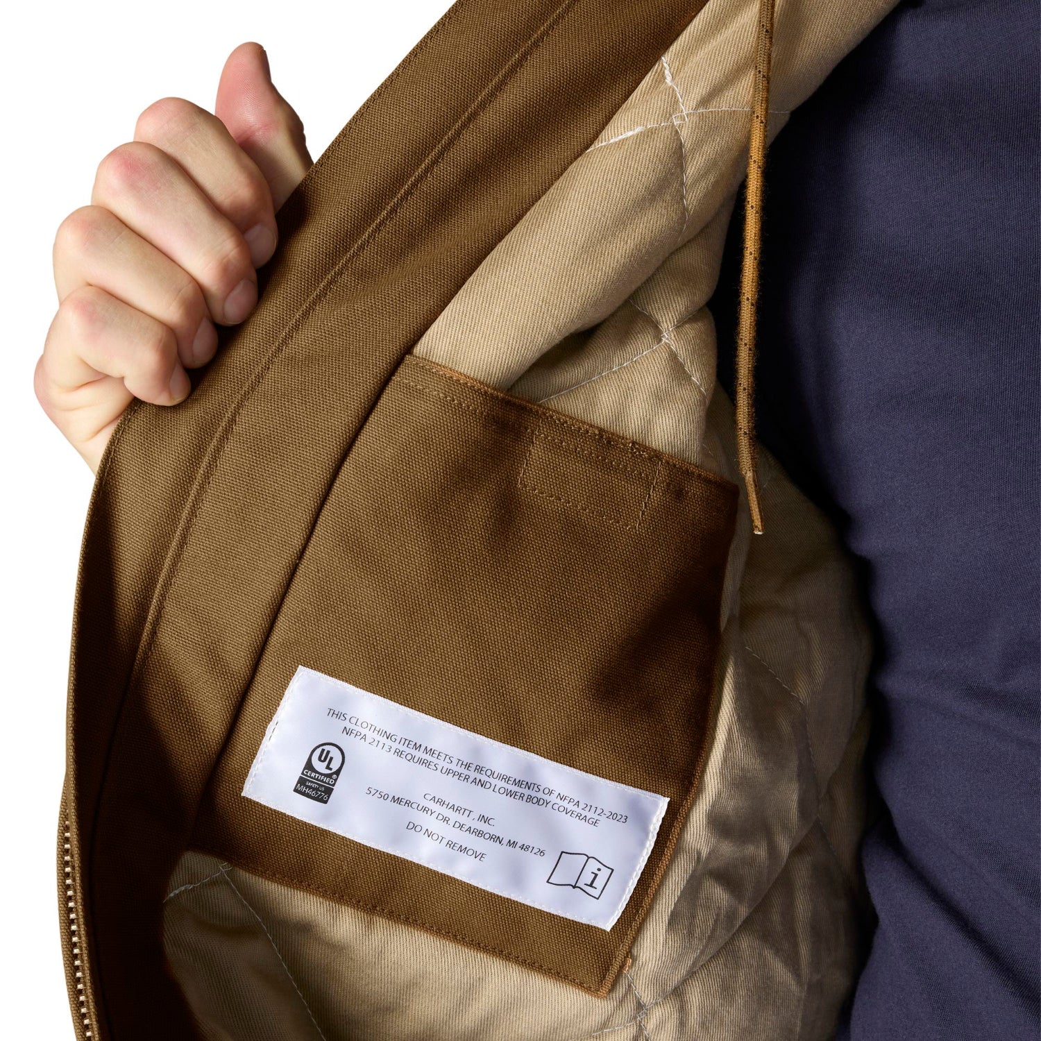 Carhartt Men's Flame Resistant Duck Insulated Active Jacket - Image 14