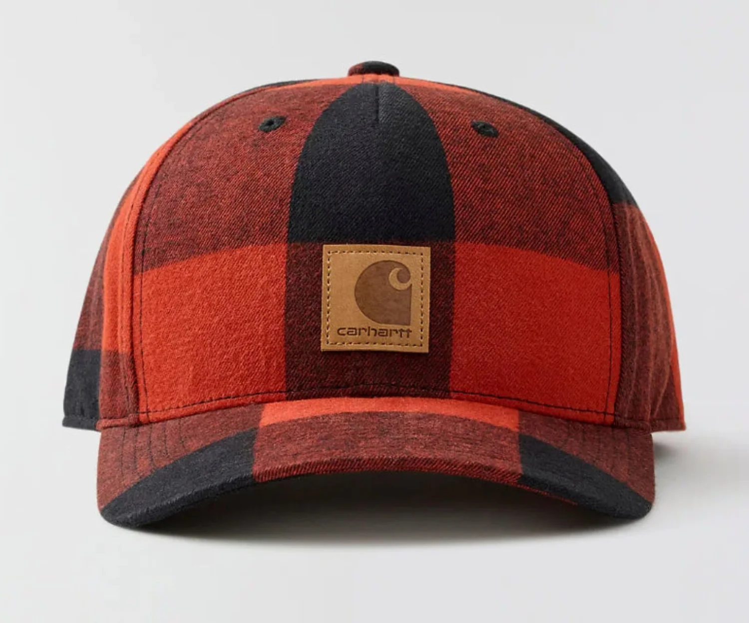 Carhartt Flannel Snapback Structured Logo Cap - Image 5