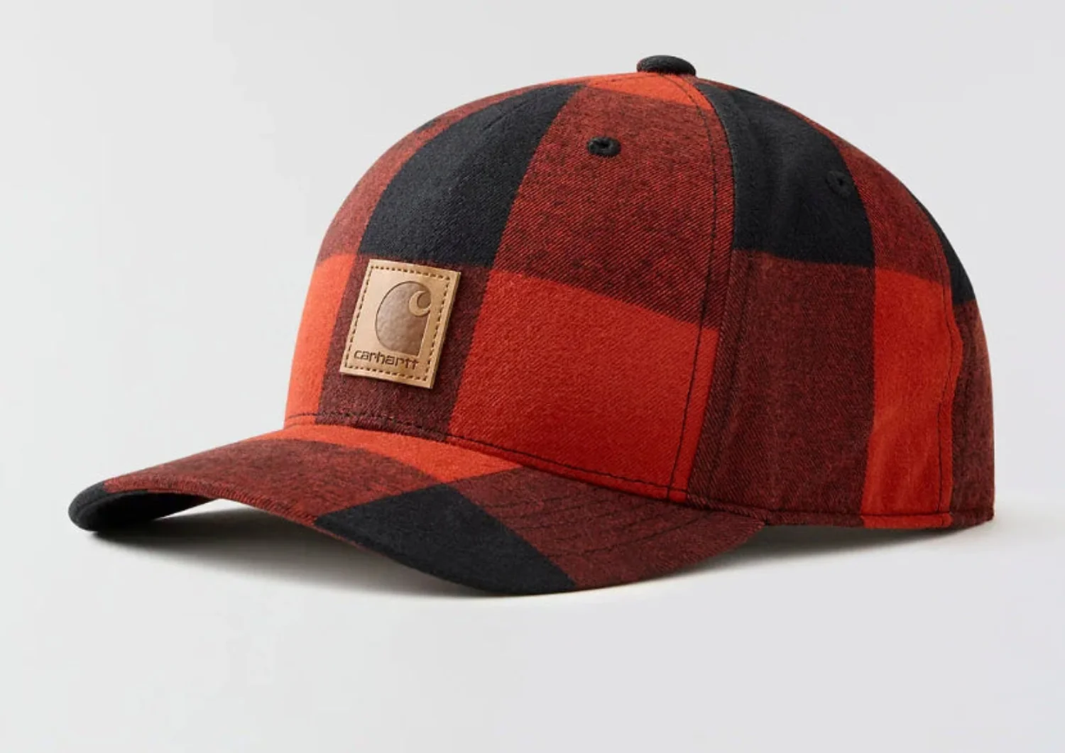 Carhartt Flannel Snapback Structured Logo Cap - Image 6