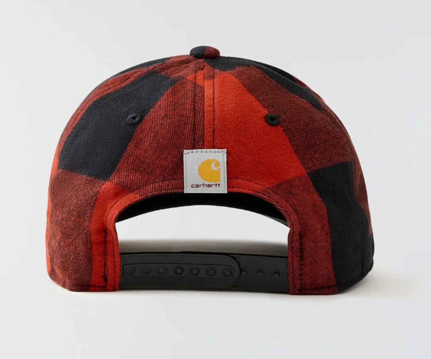 Carhartt Flannel Snapback Structured Logo Cap - Image 8