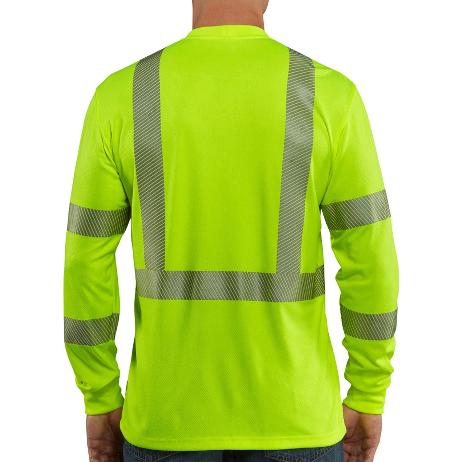 Carhartt Men's Force Class 3 Hi-Vis Long Sleeve T-Shirt - Image 2