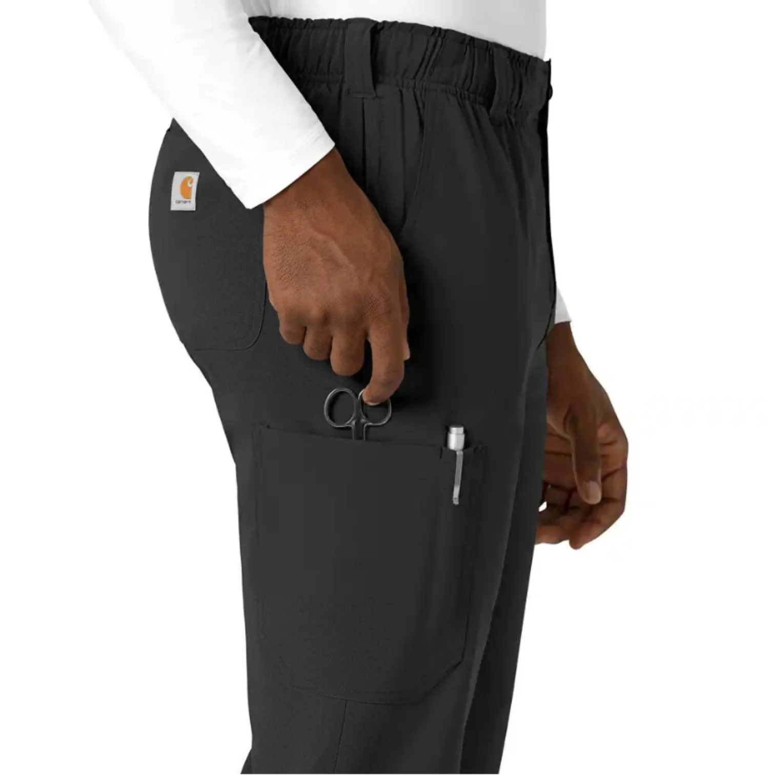Carhartt Men's Force Cross Flex Straight Leg Scrub Pant - Image 3