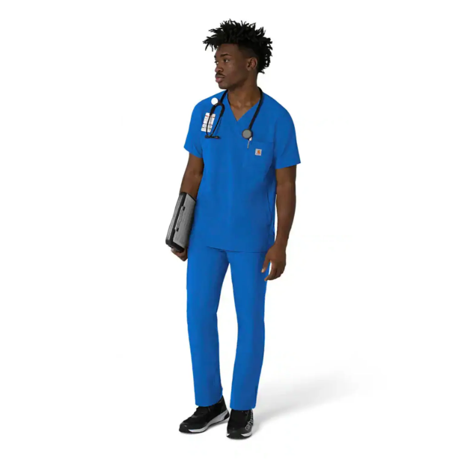 Carhartt Men's Force Cross Flex V-Neck Scrub Top - Image 11