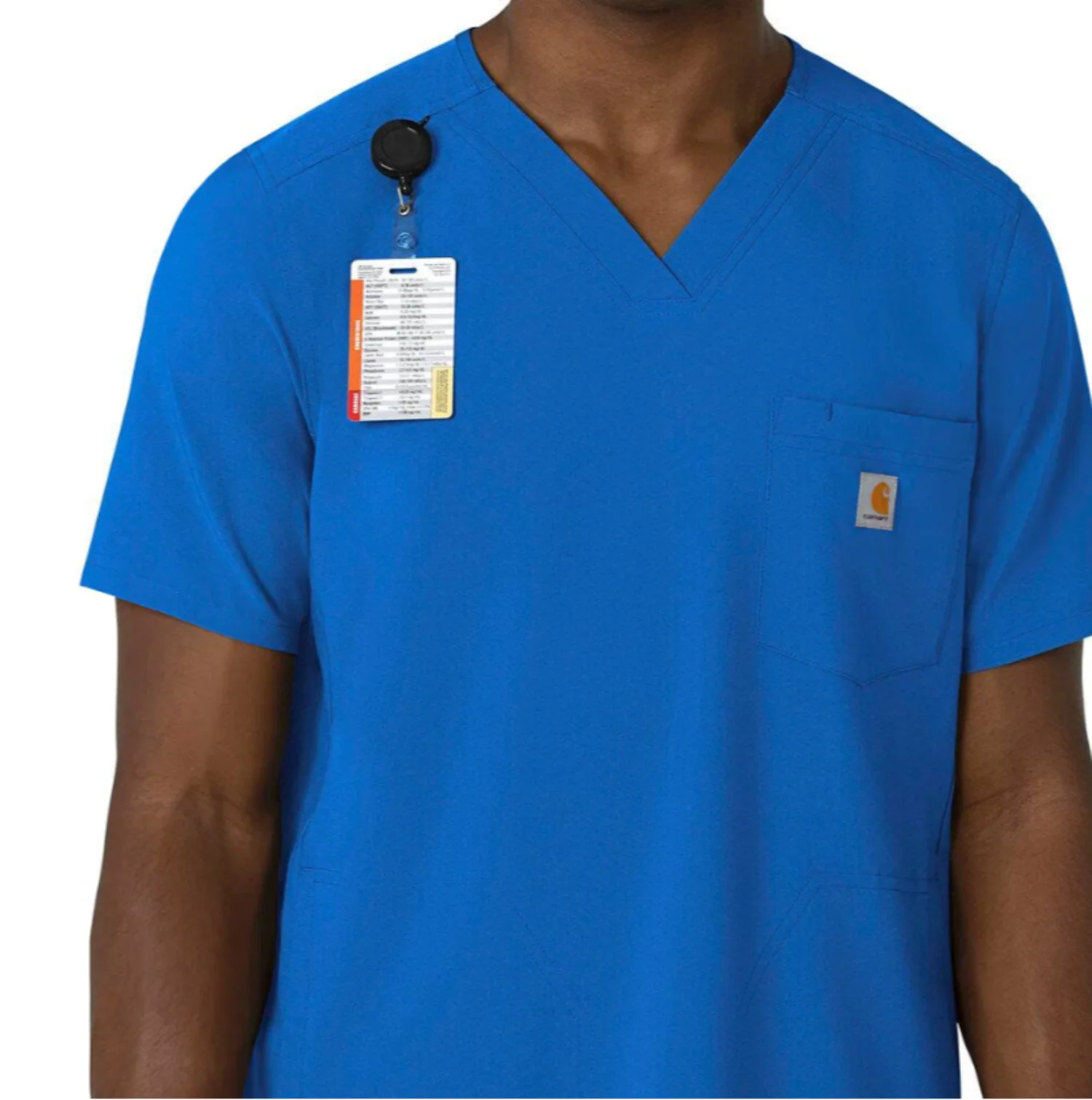 Carhartt Men's Force Cross Flex V-Neck Scrub Top - Image 12