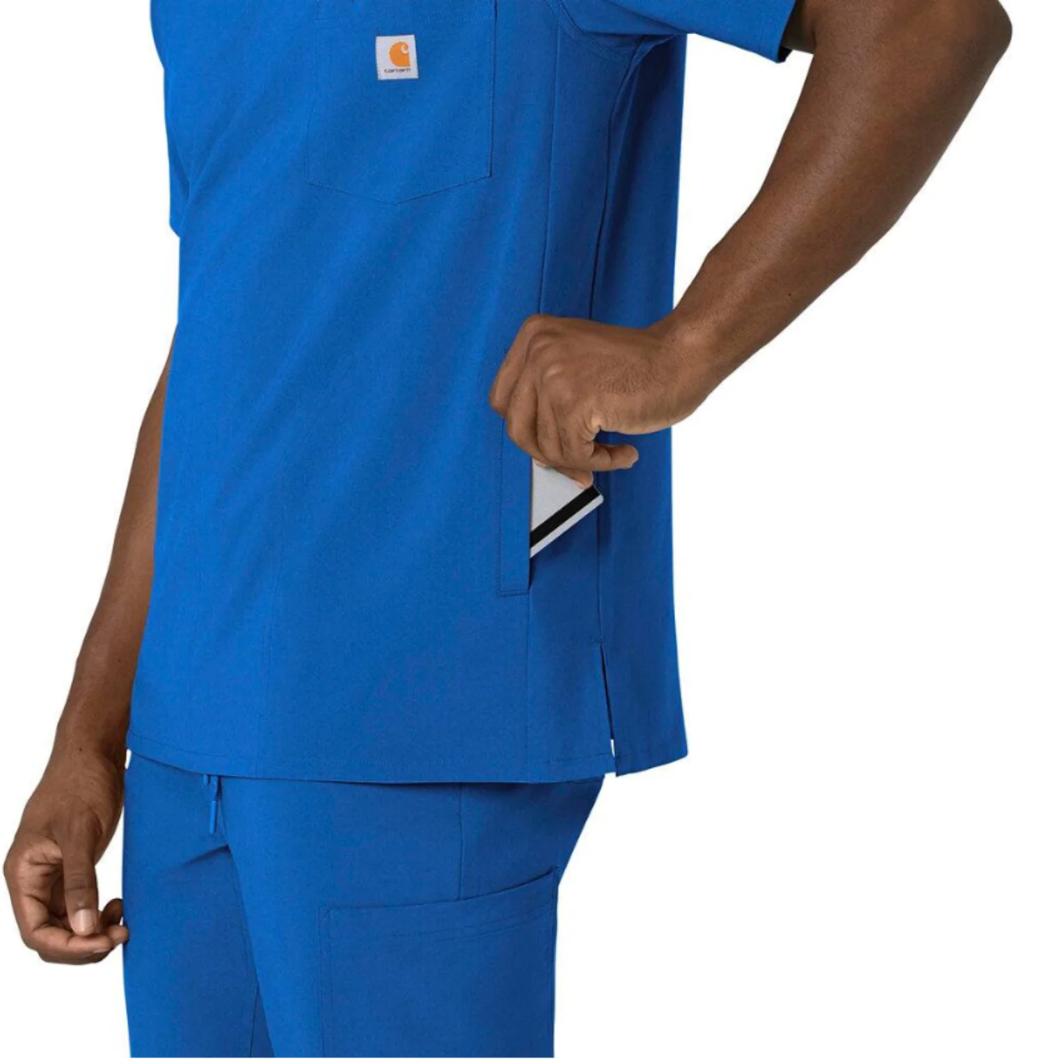 Carhartt Men's Force Cross Flex V-Neck Scrub Top - Image 13