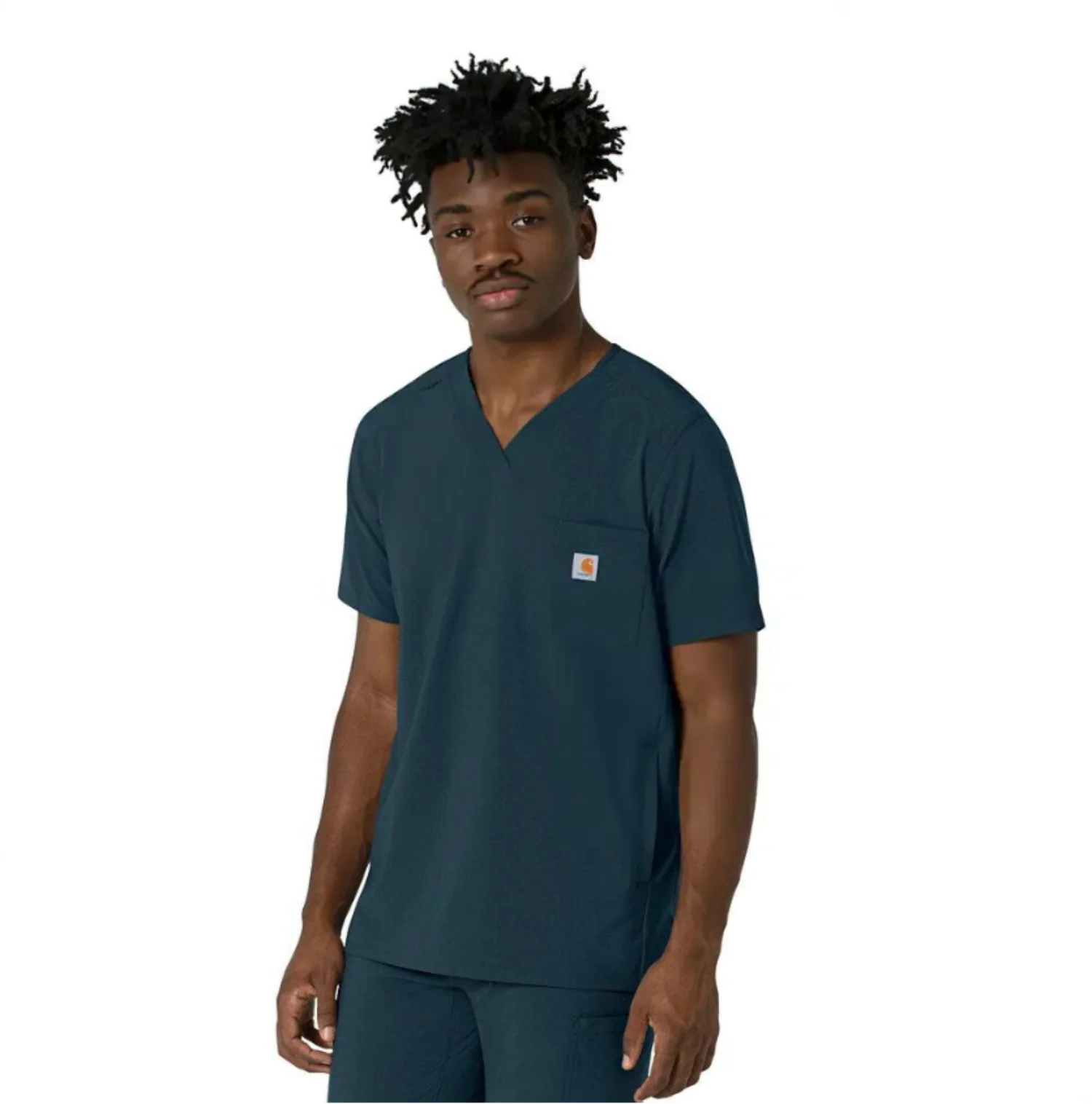 Carhartt Men's Force Cross Flex V-Neck Scrub Top - Image 18