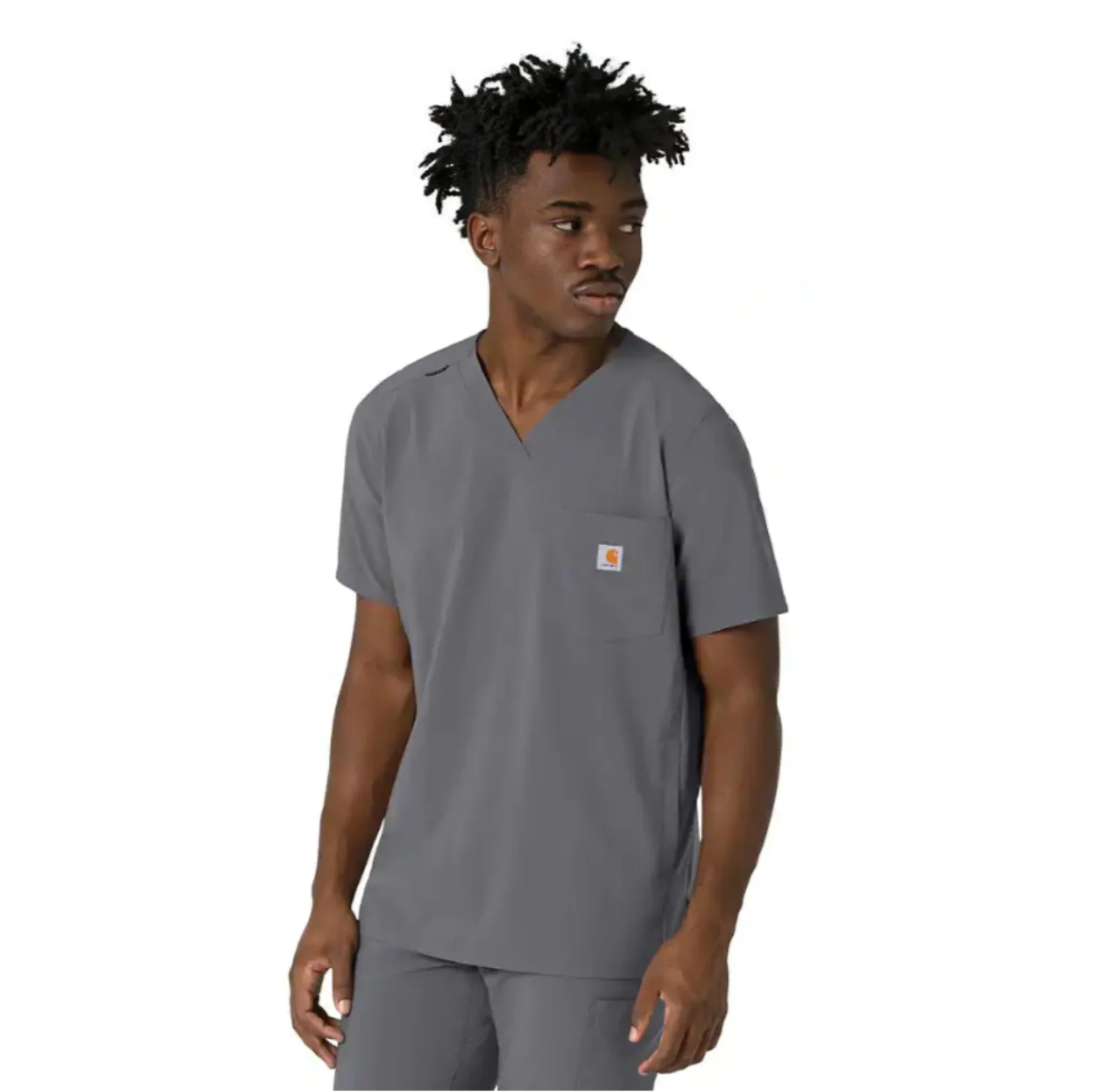 Carhartt Men's Force Cross Flex V-Neck Scrub Top - Image 2