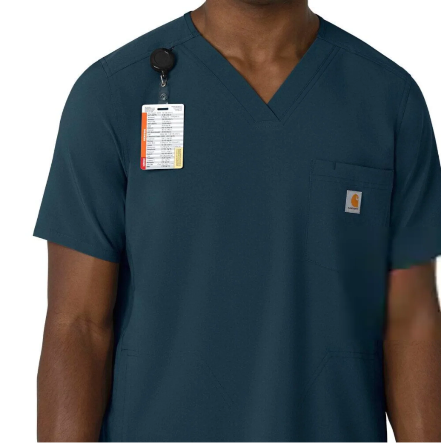 Carhartt Men's Force Cross Flex V-Neck Scrub Top - Image 22