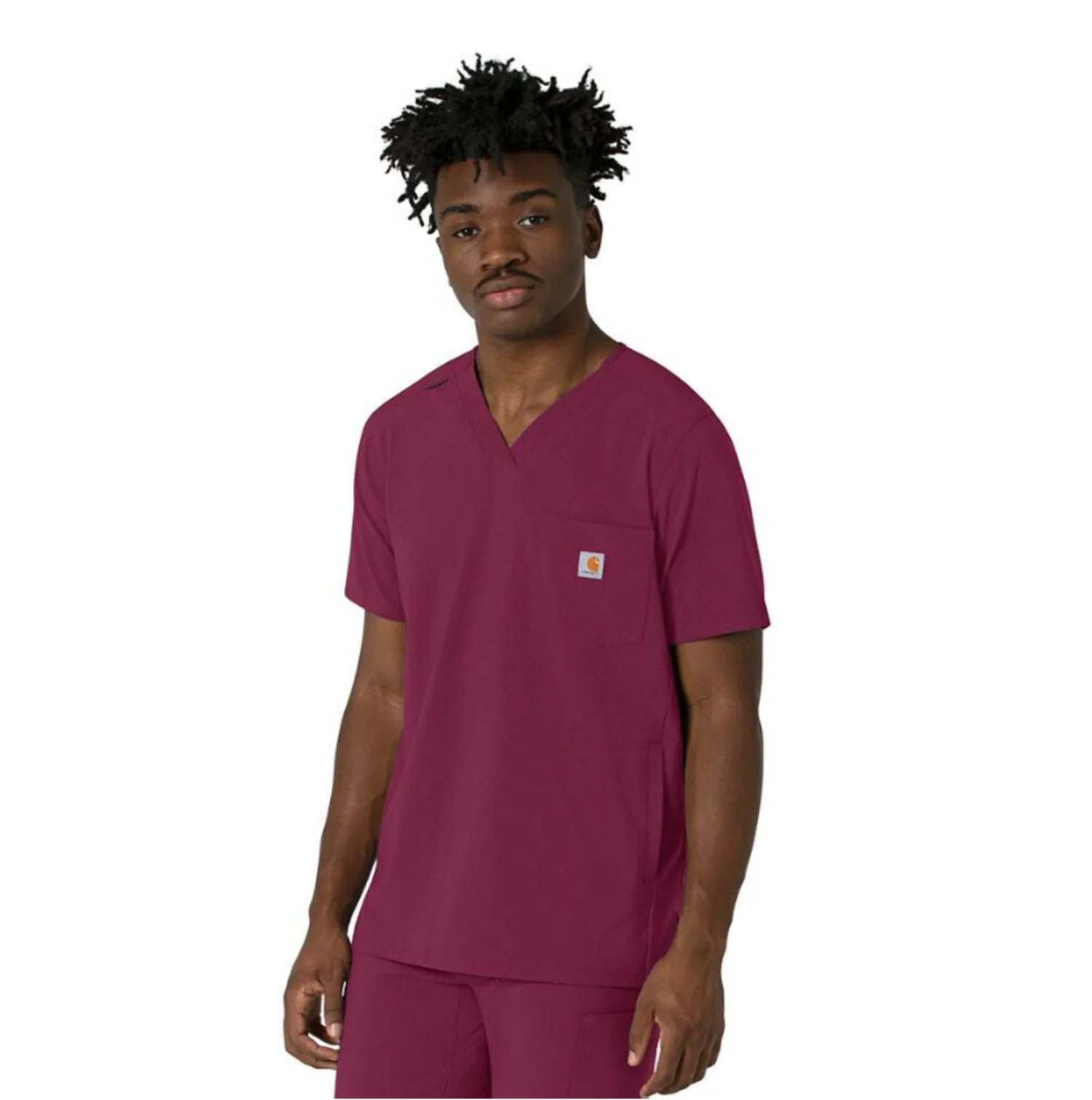 Carhartt Men's Force Cross Flex V-Neck Scrub Top - Image 25