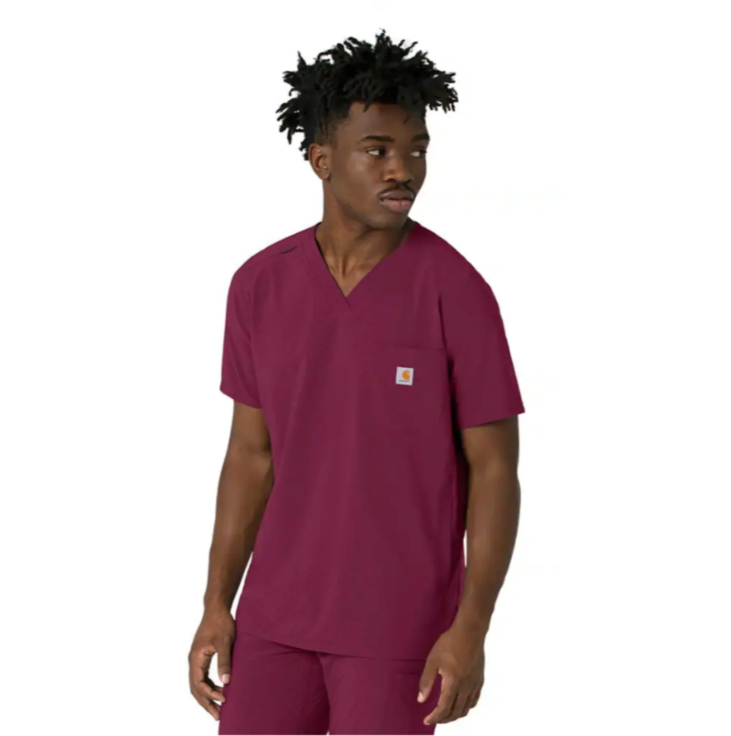 Carhartt Men's Force Cross Flex V-Neck Scrub Top - Image 26