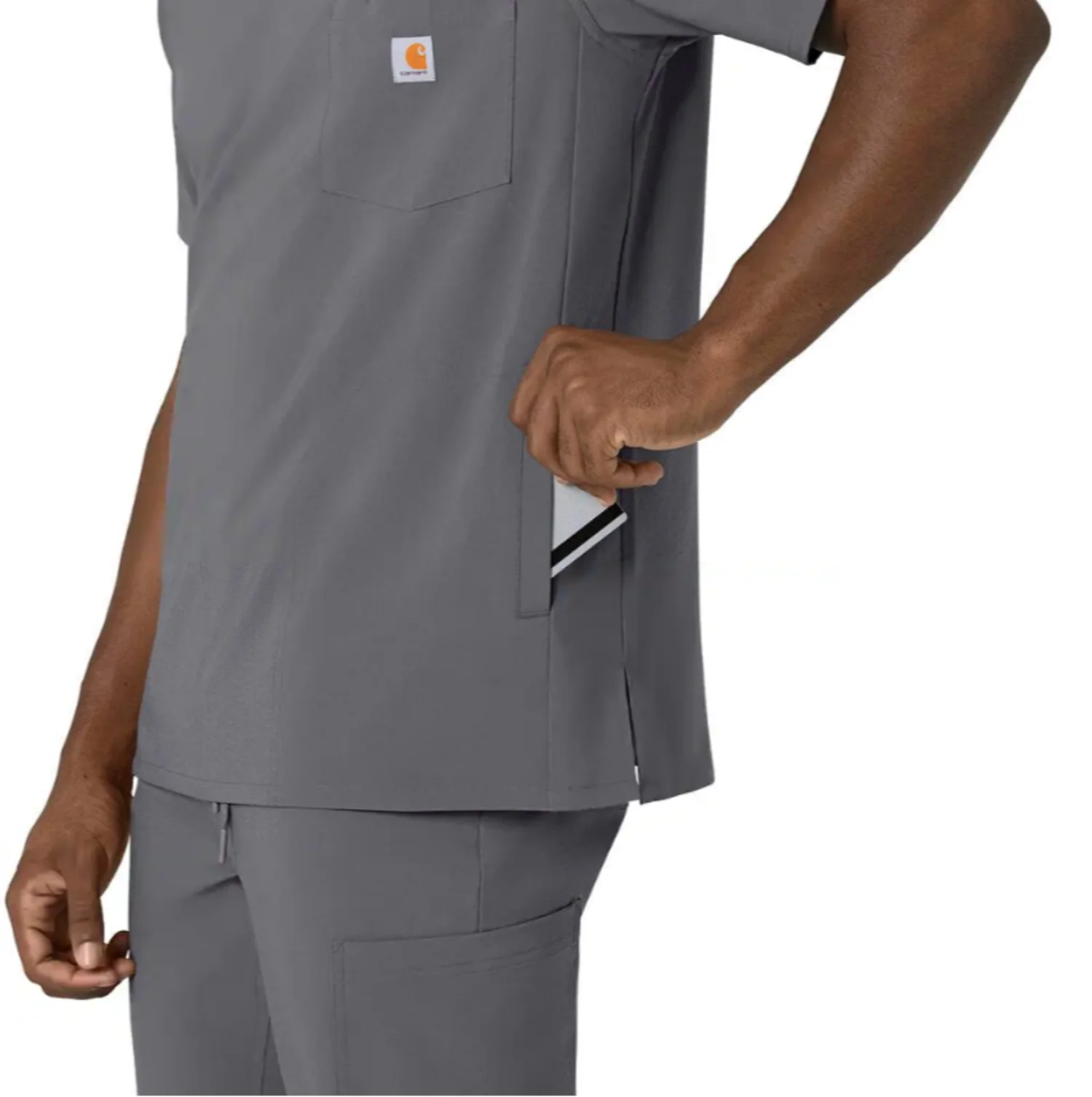Carhartt Men's Force Cross Flex V-Neck Scrub Top - Image 4