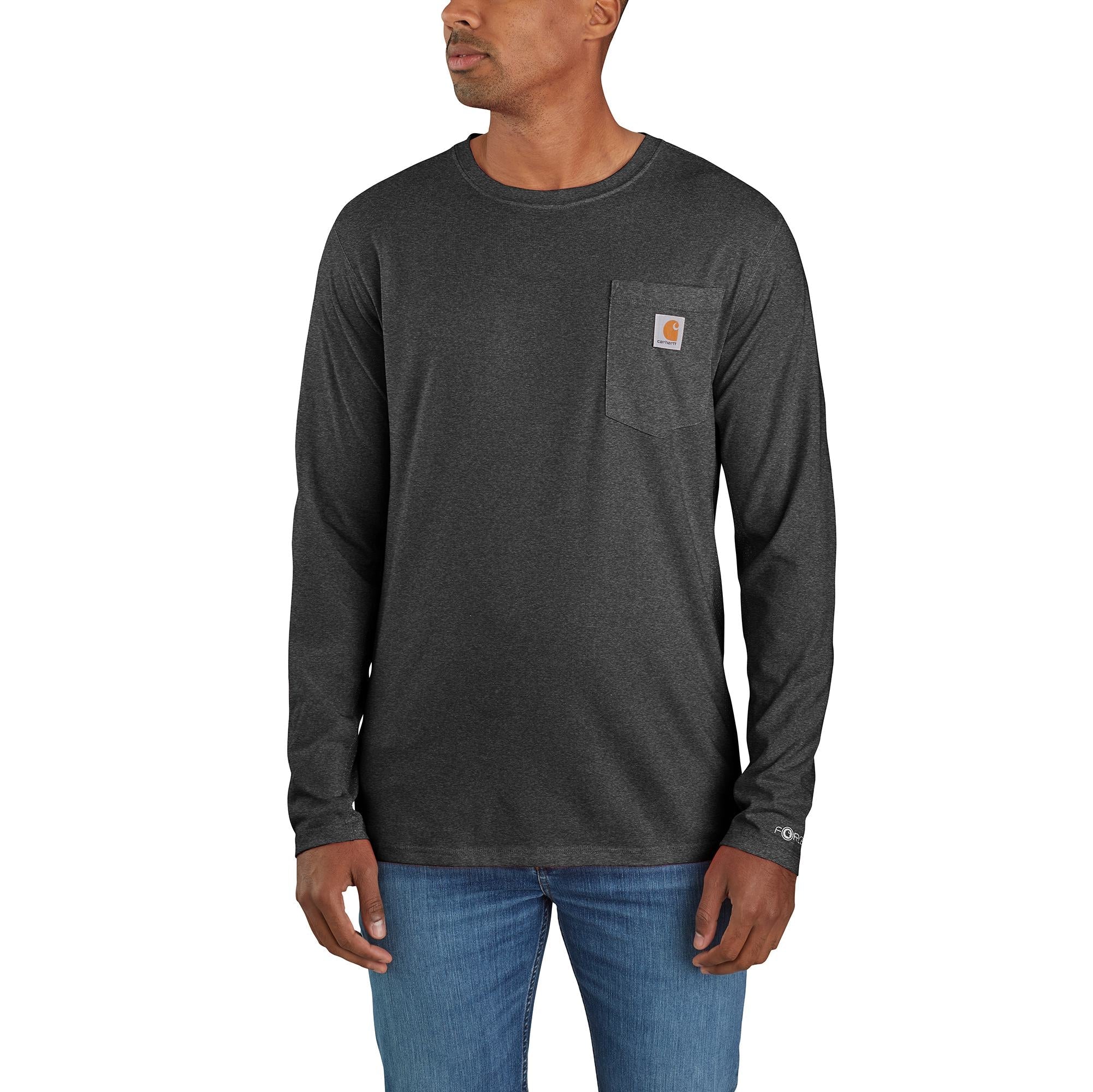 Carhartt Men's ForceĀ® Relaxed Fit Long Sleeve Pocket T-Shirt