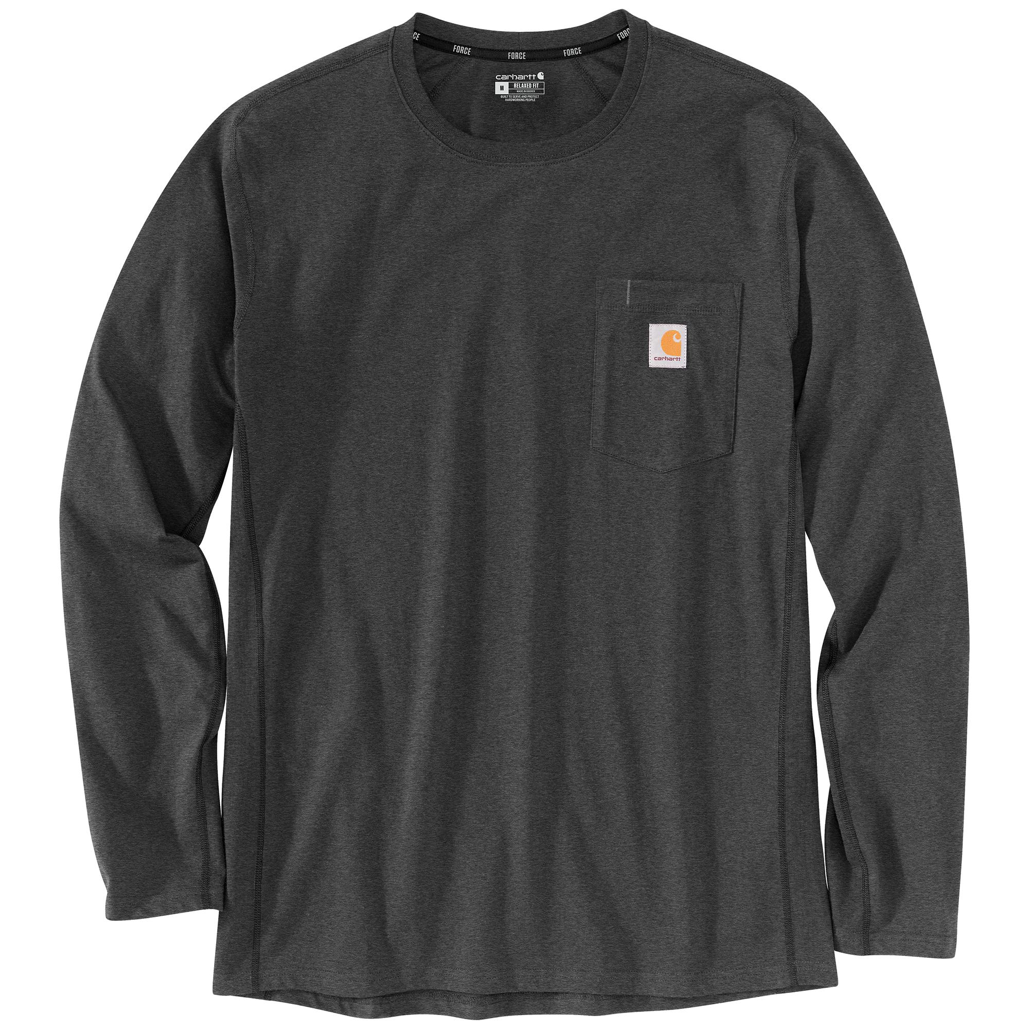 Carhartt Men's ForceĀ® Relaxed Fit Long Sleeve Pocket T-Shirt - Image 10