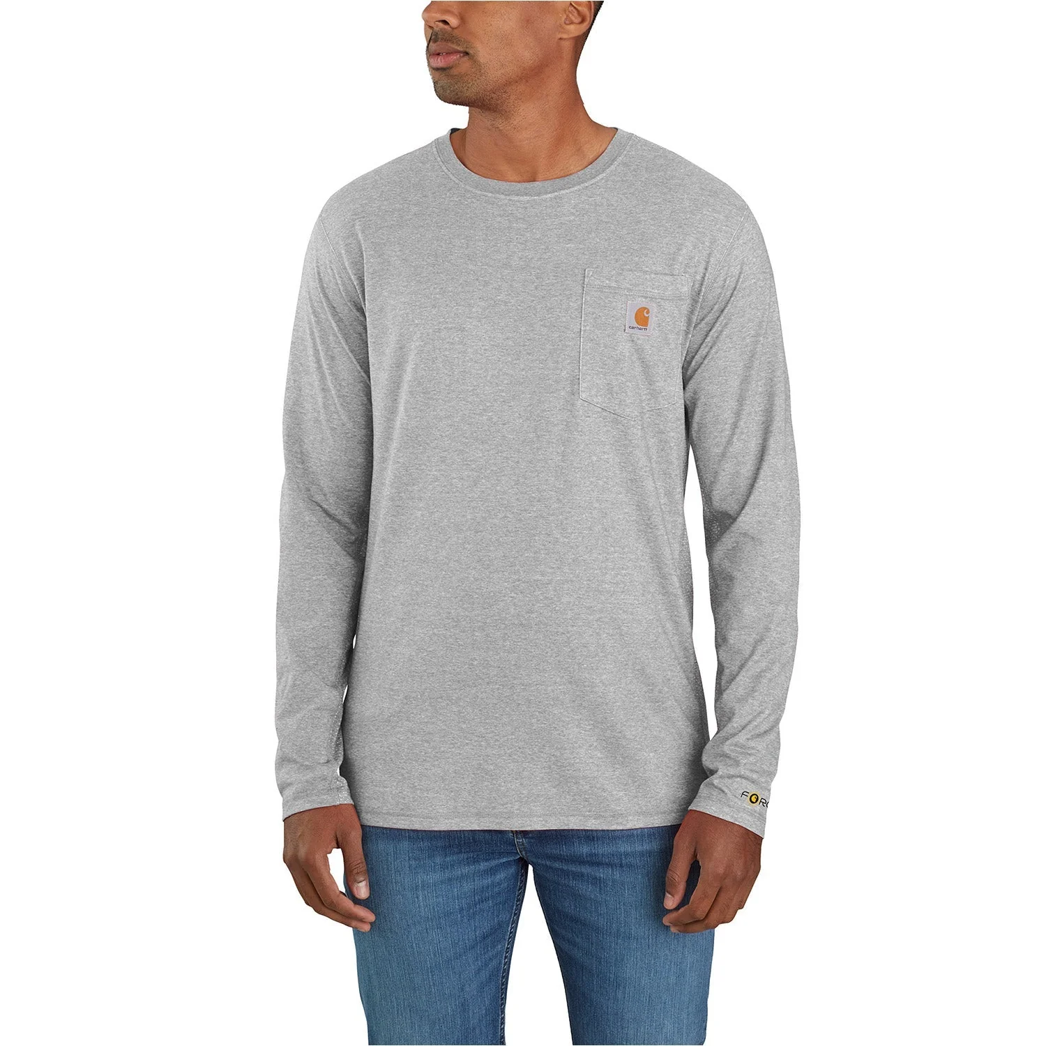 Carhartt Men's ForceĀ® Relaxed Fit Long Sleeve Pocket T-Shirt - Image 5