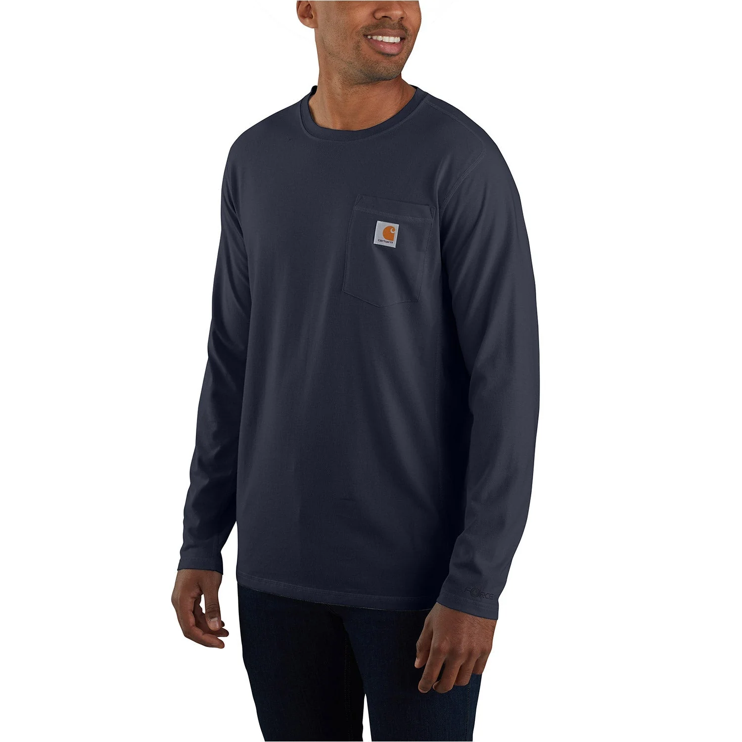 Carhartt Men's ForceĀ® Relaxed Fit Long Sleeve Pocket T-Shirt - Image 7
