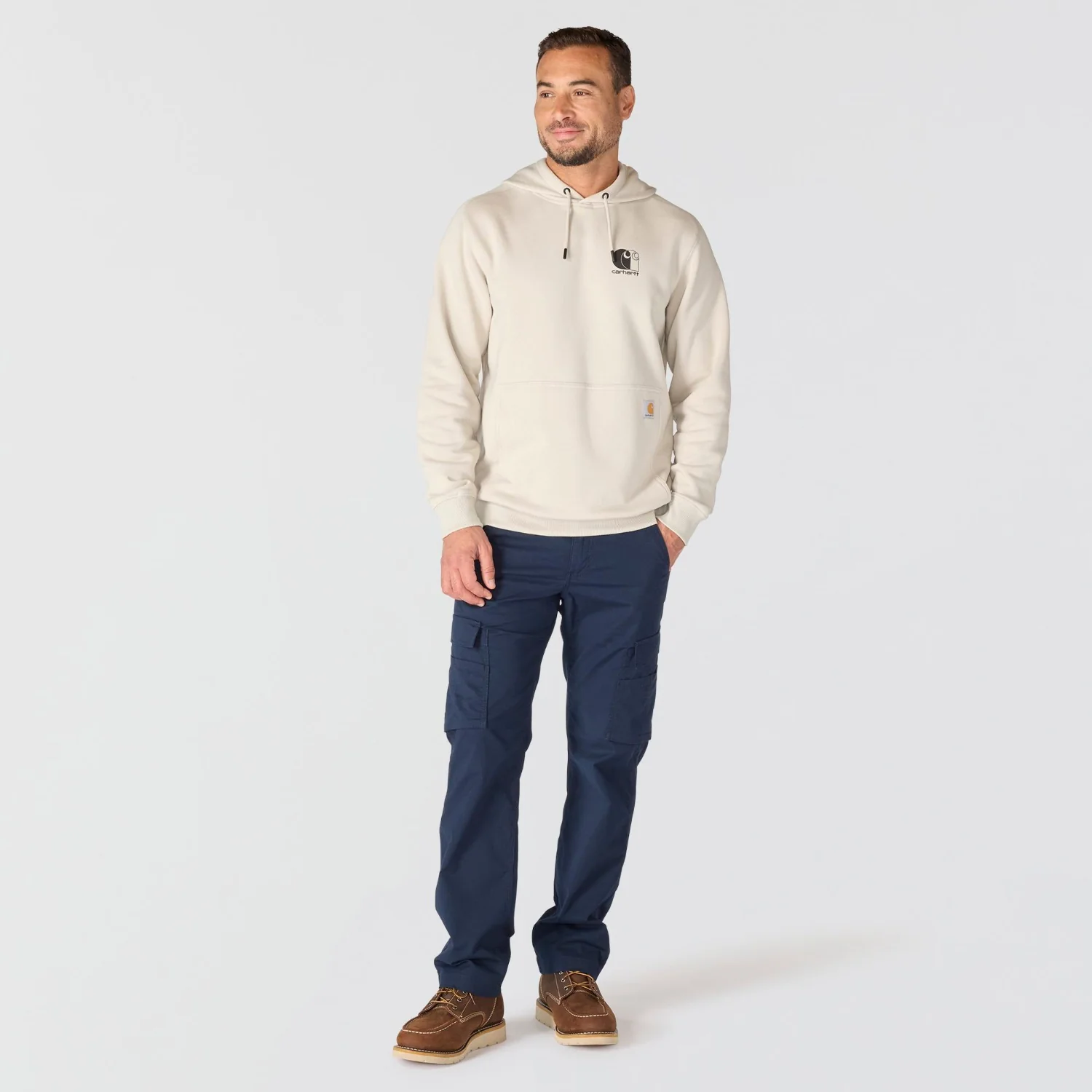 Carhartt Men's Force Relaxed Fit Logo Graphic Sweatshirt - Image 14