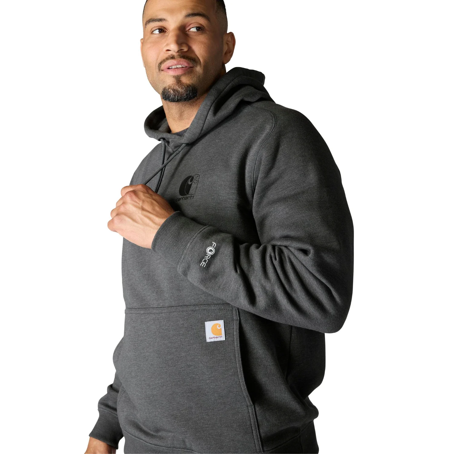 Carhartt Men's Force Relaxed Fit Logo Graphic Sweatshirt - Image 2