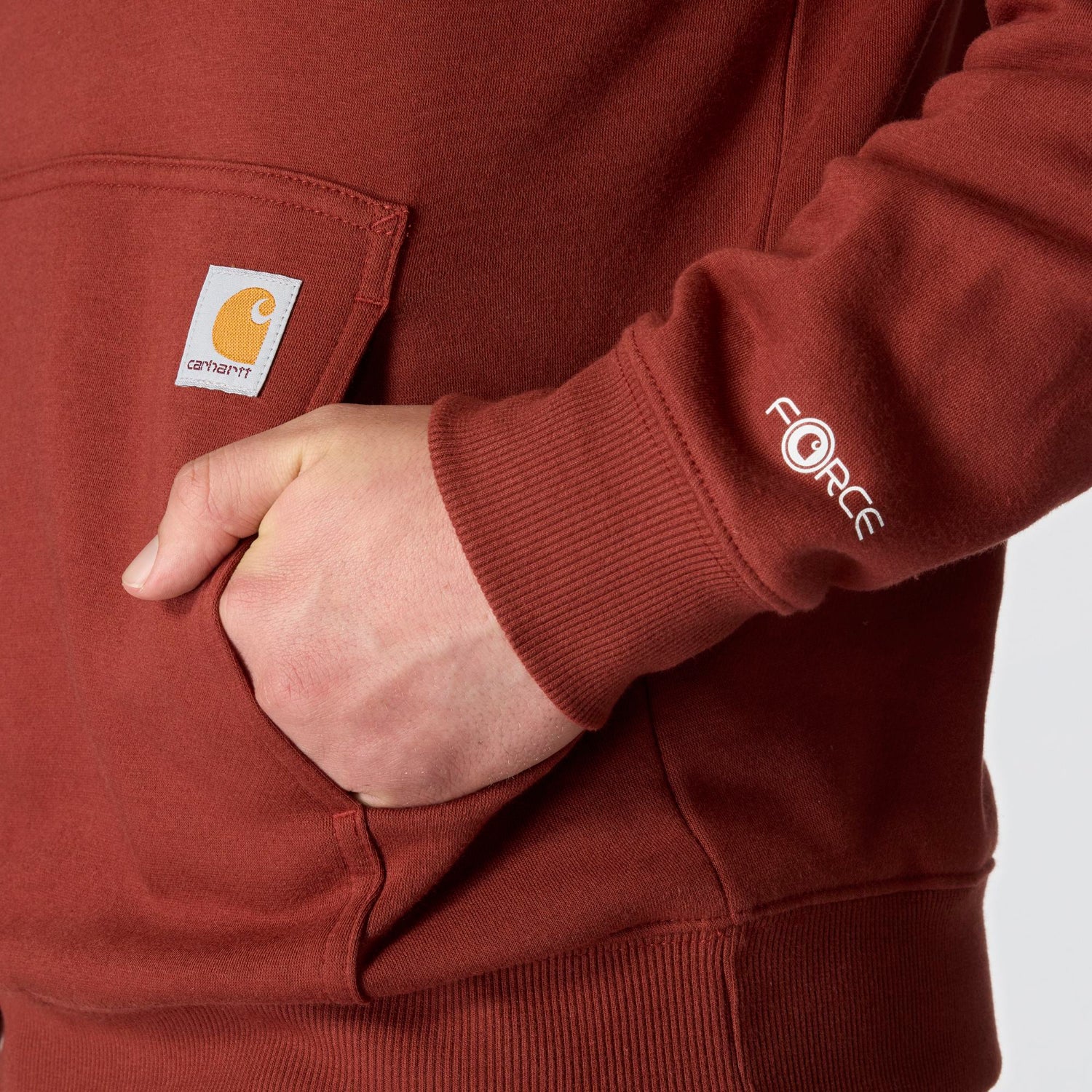 Carhartt Men's Force Relaxed Fit Logo Graphic Sweatshirt - Image 24
