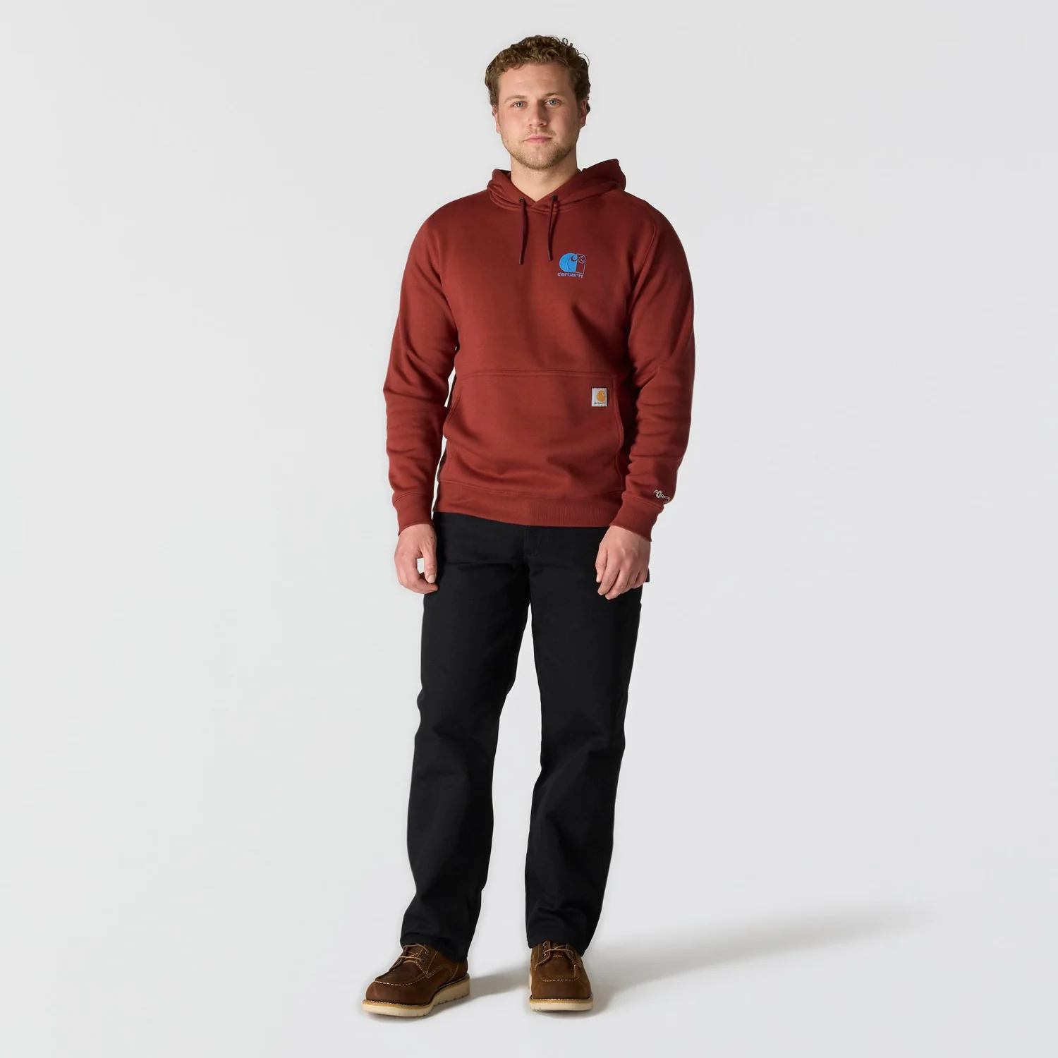 Carhartt Men's Force Relaxed Fit Logo Graphic Sweatshirt - Image 27