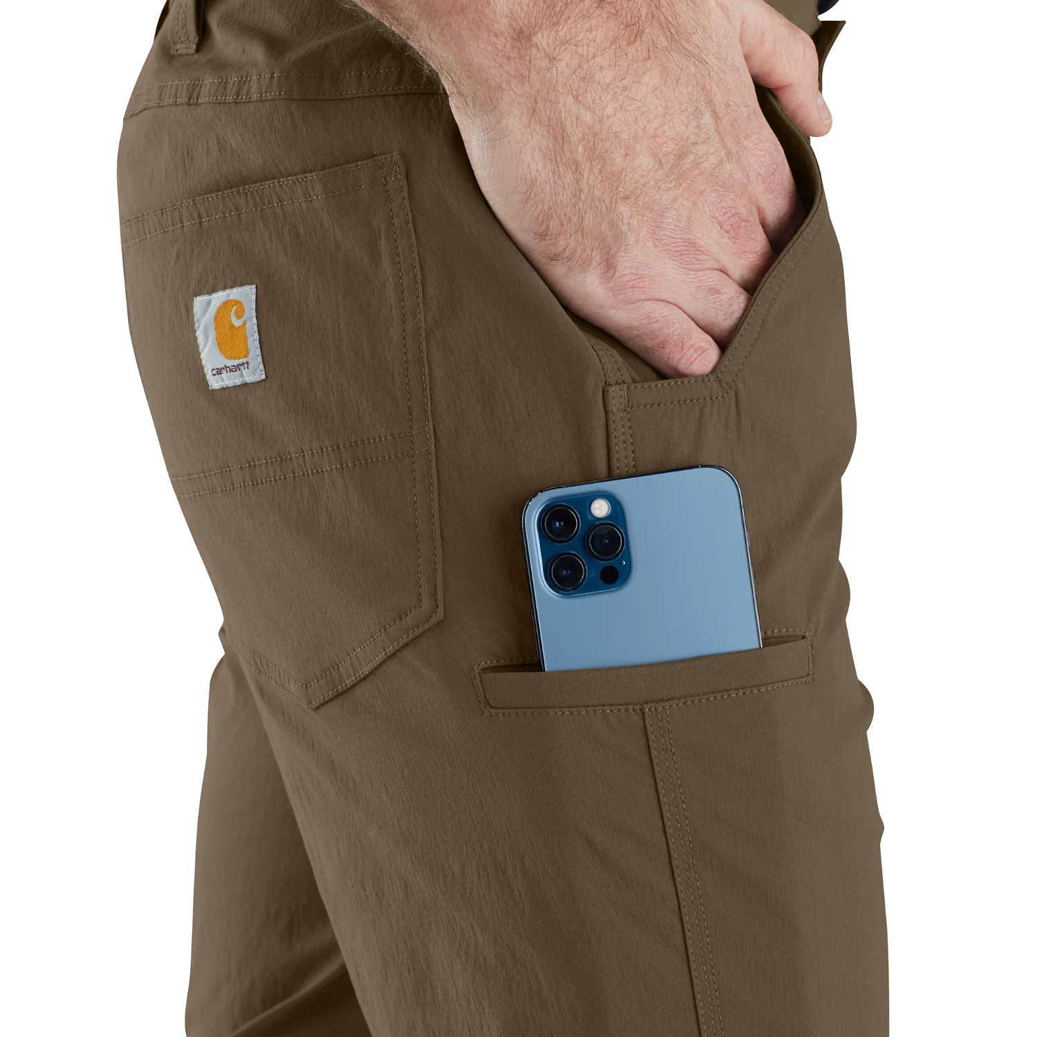 Carhartt Men's Force Relaxed Fit Ripstop 5-Pocket Work Pant - Image 4