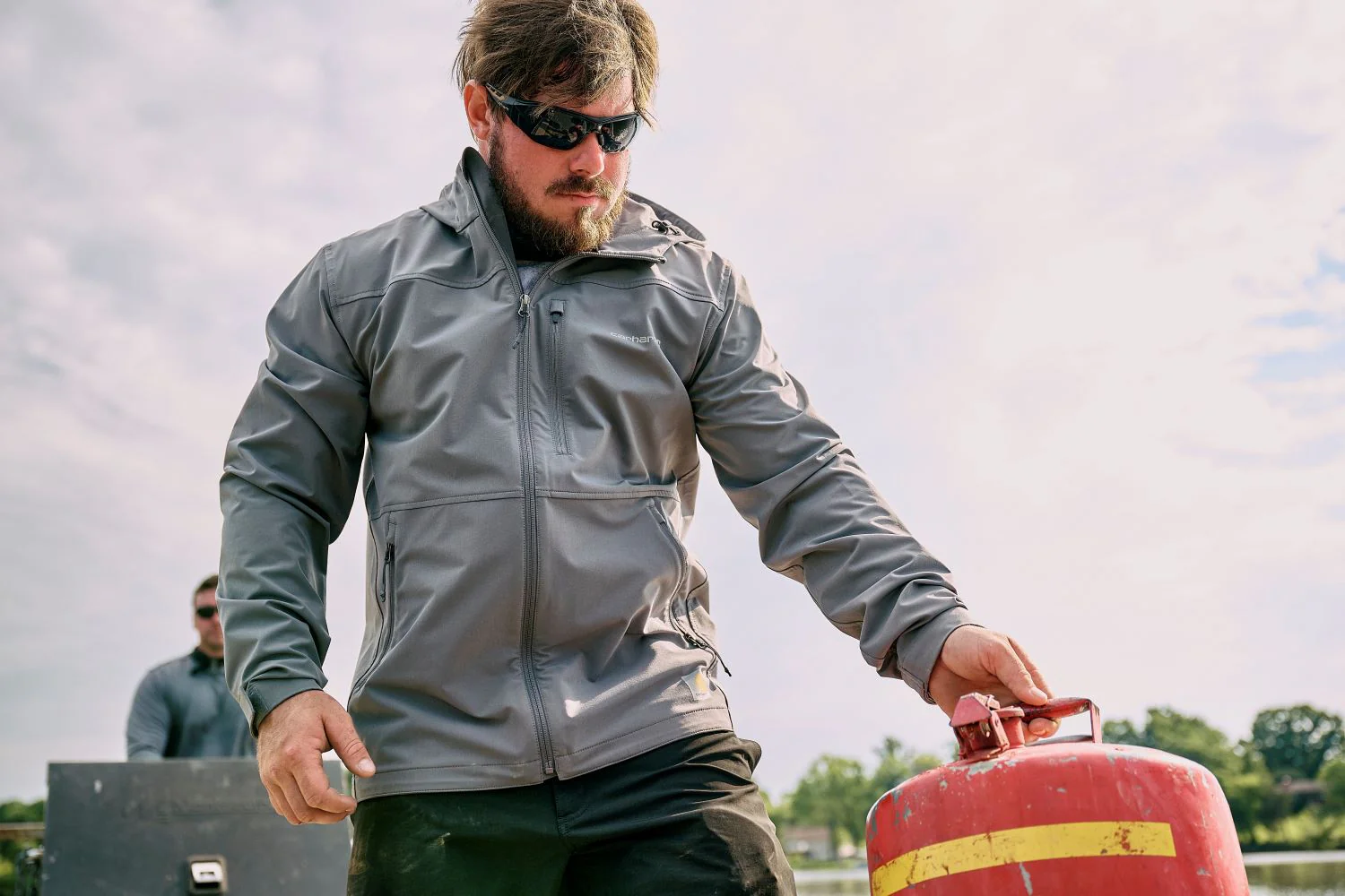 Carhartt Men's Rugged Flex® Water Repellent Hooded Pheonix Jacket - Image 8