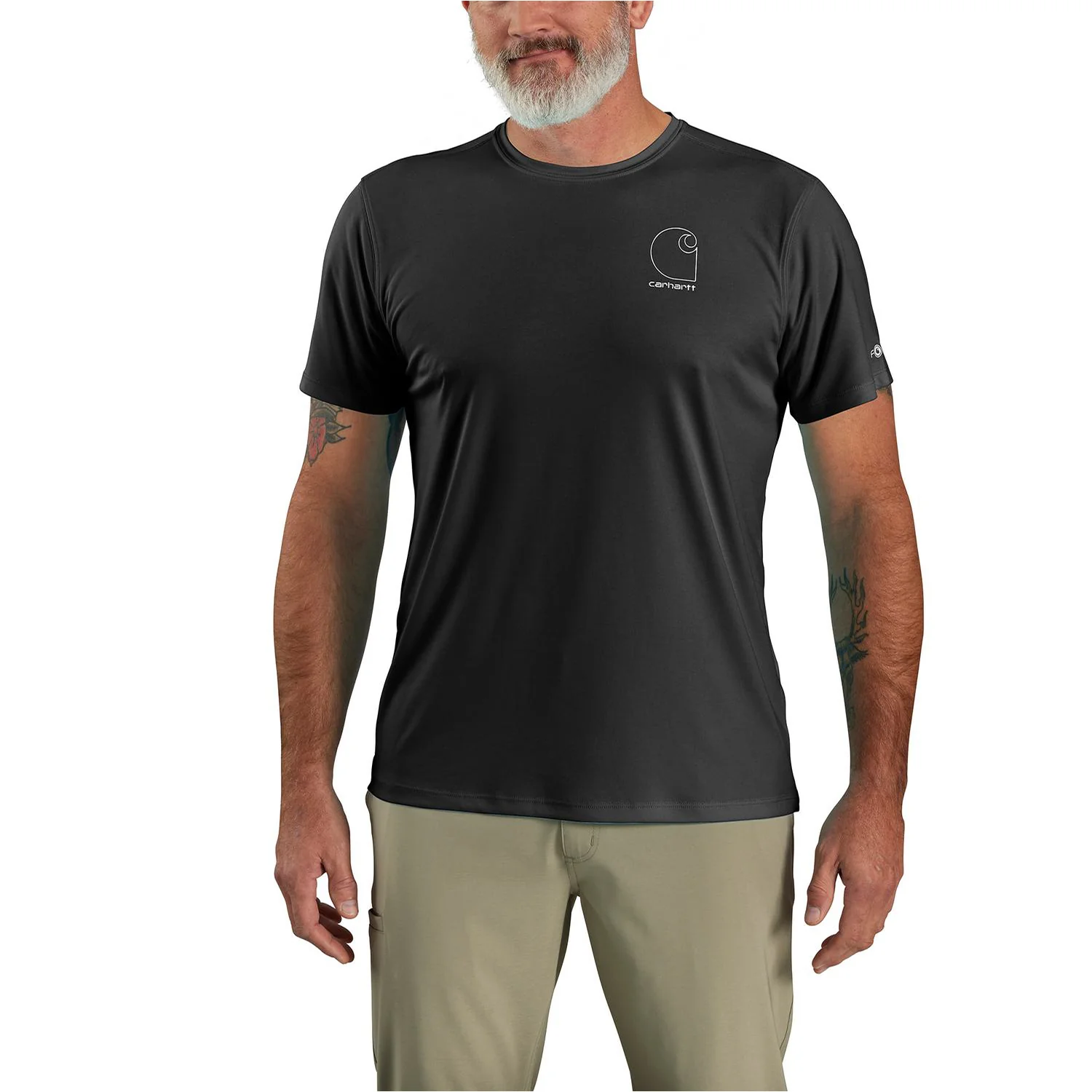 Carhartt Men's Force Sun Defenderâ„¢ Relaxed Logo T-Shirt