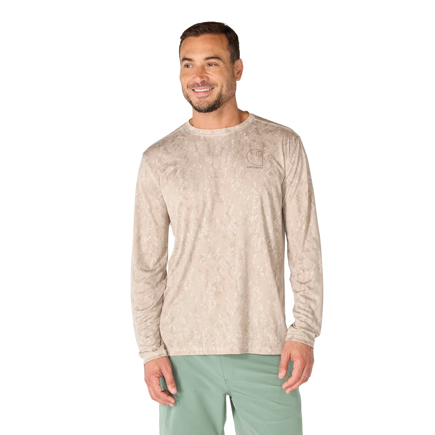 Carhartt Men's Force Sun Defenderâ„¢ Relaxed Print LS T-Shirt