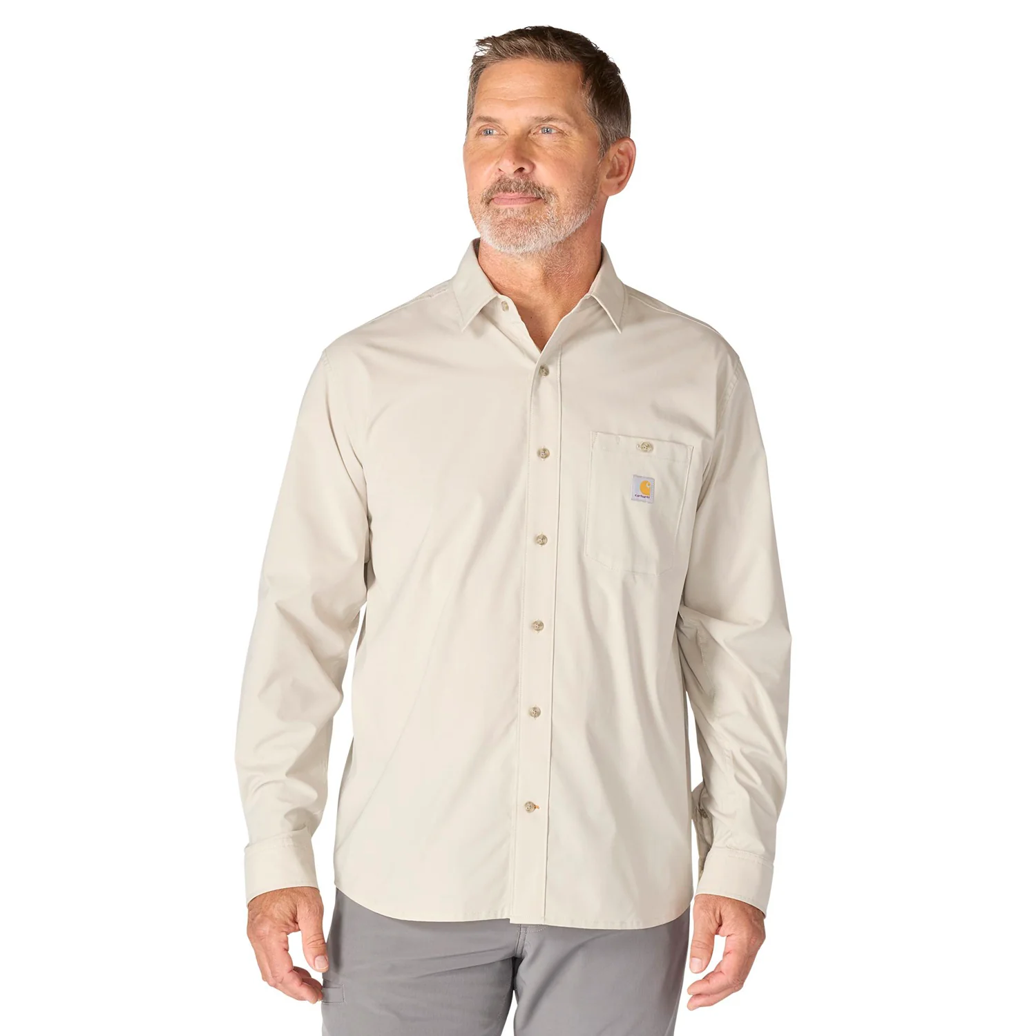 Carhartt Men's Force Sun Defenderâ„¢ Woven Relaxed Long Sleeve Shirt
