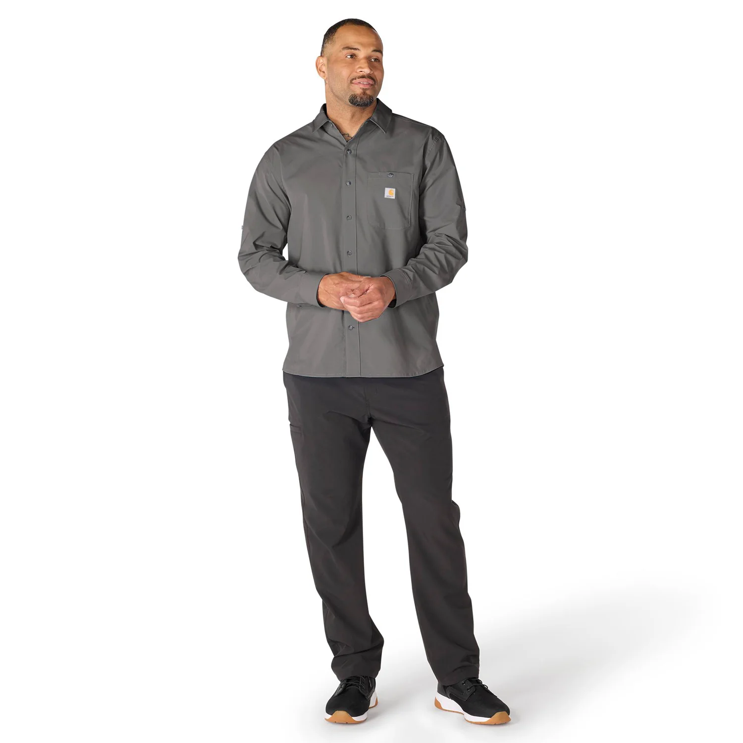 Carhartt Men's Force Sun Defenderâ„¢ Woven Relaxed Long Sleeve Shirt - Image 15