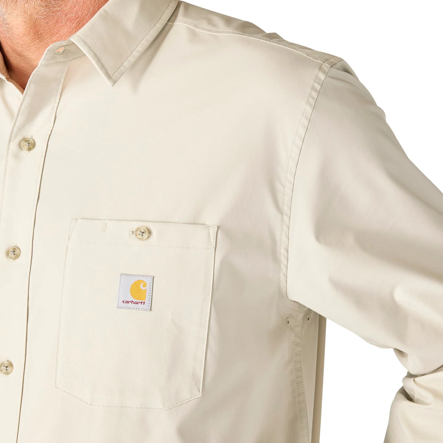 Carhartt Men's Force Sun Defenderâ„¢ Woven Relaxed Long Sleeve Shirt - Image 5