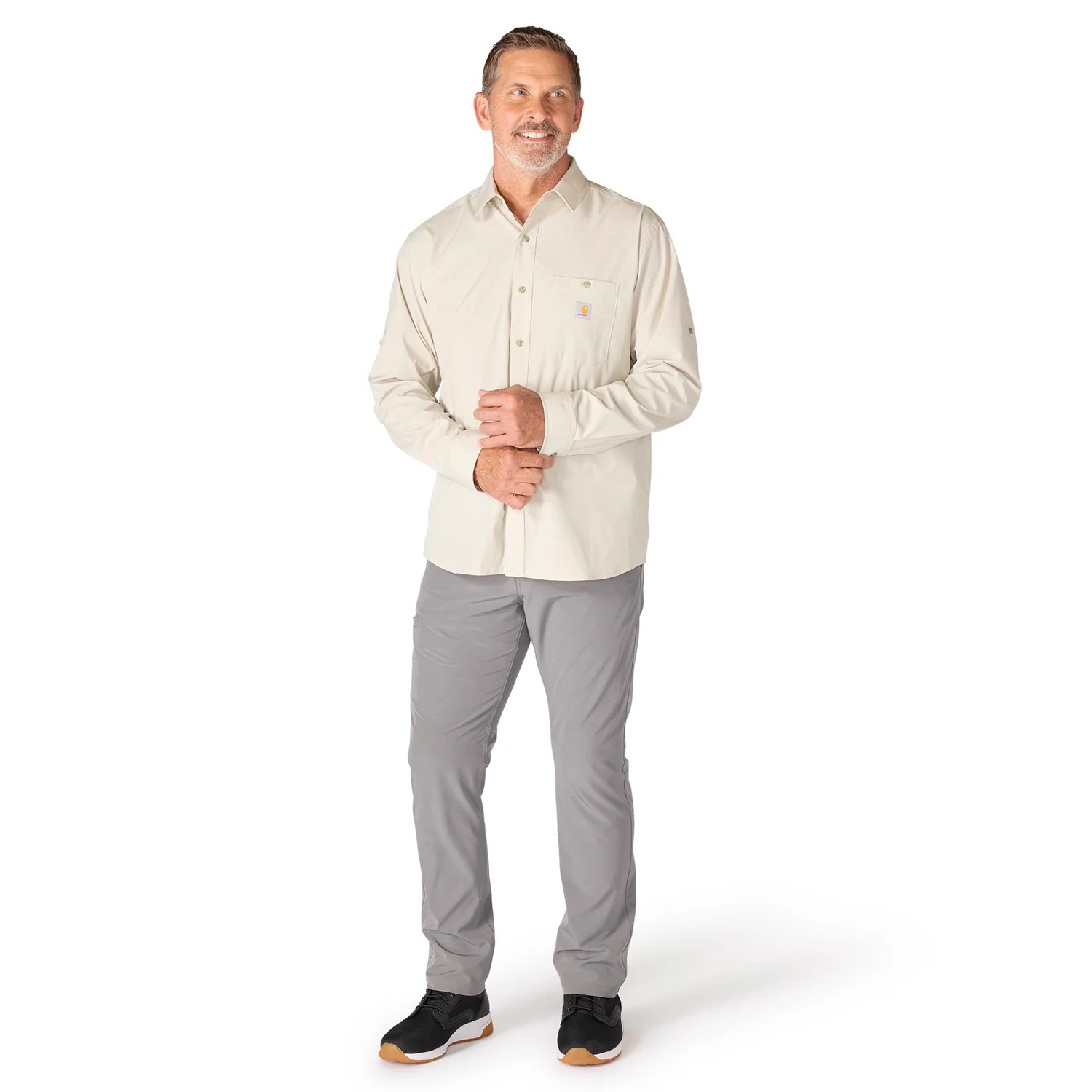 Carhartt Men's Force Sun Defenderâ„¢ Woven Relaxed Long Sleeve Shirt - Image 8