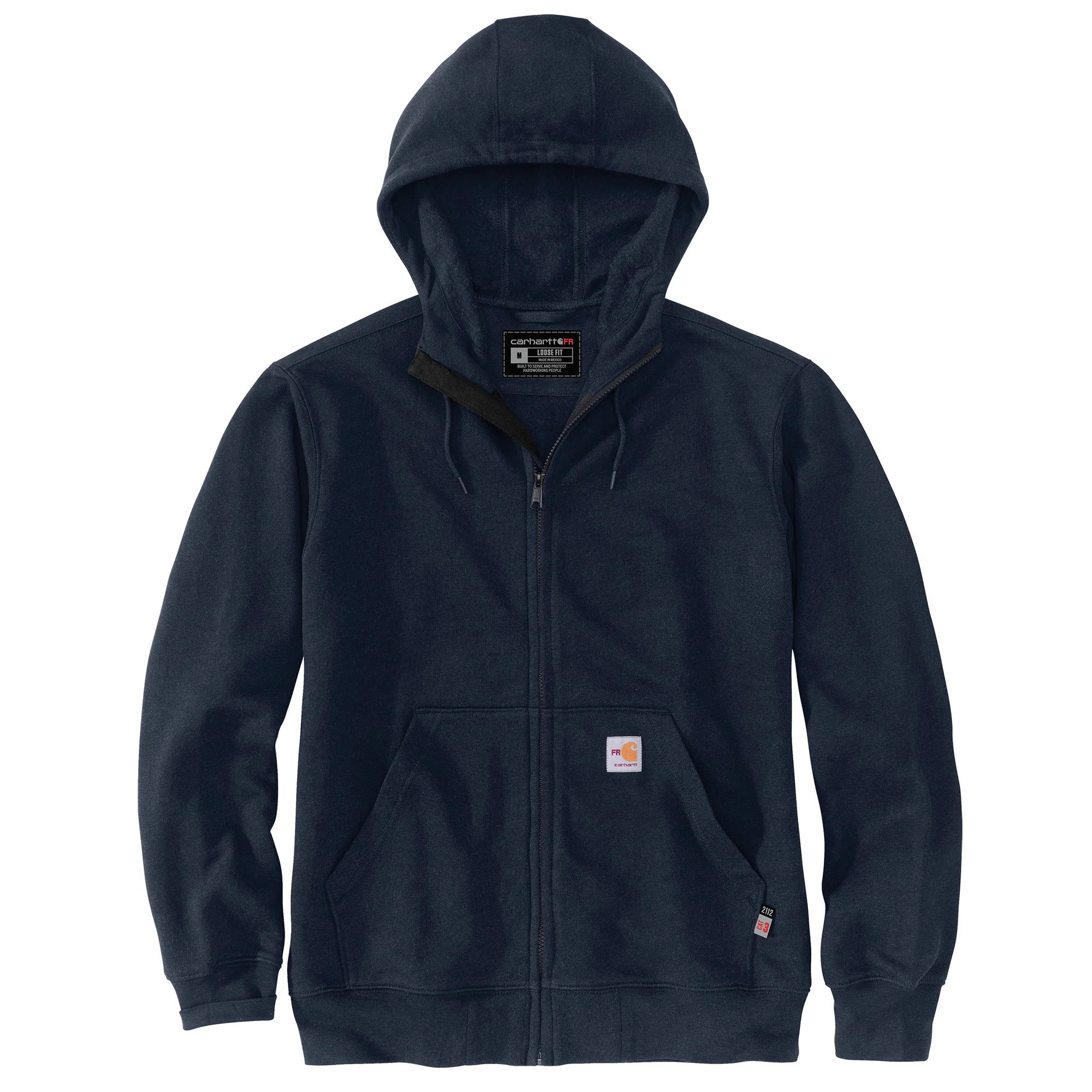 Carhartt Men's Flame-Resistant Force® Loose Fit Midweight Zip Front Sweatshirt - Image 2