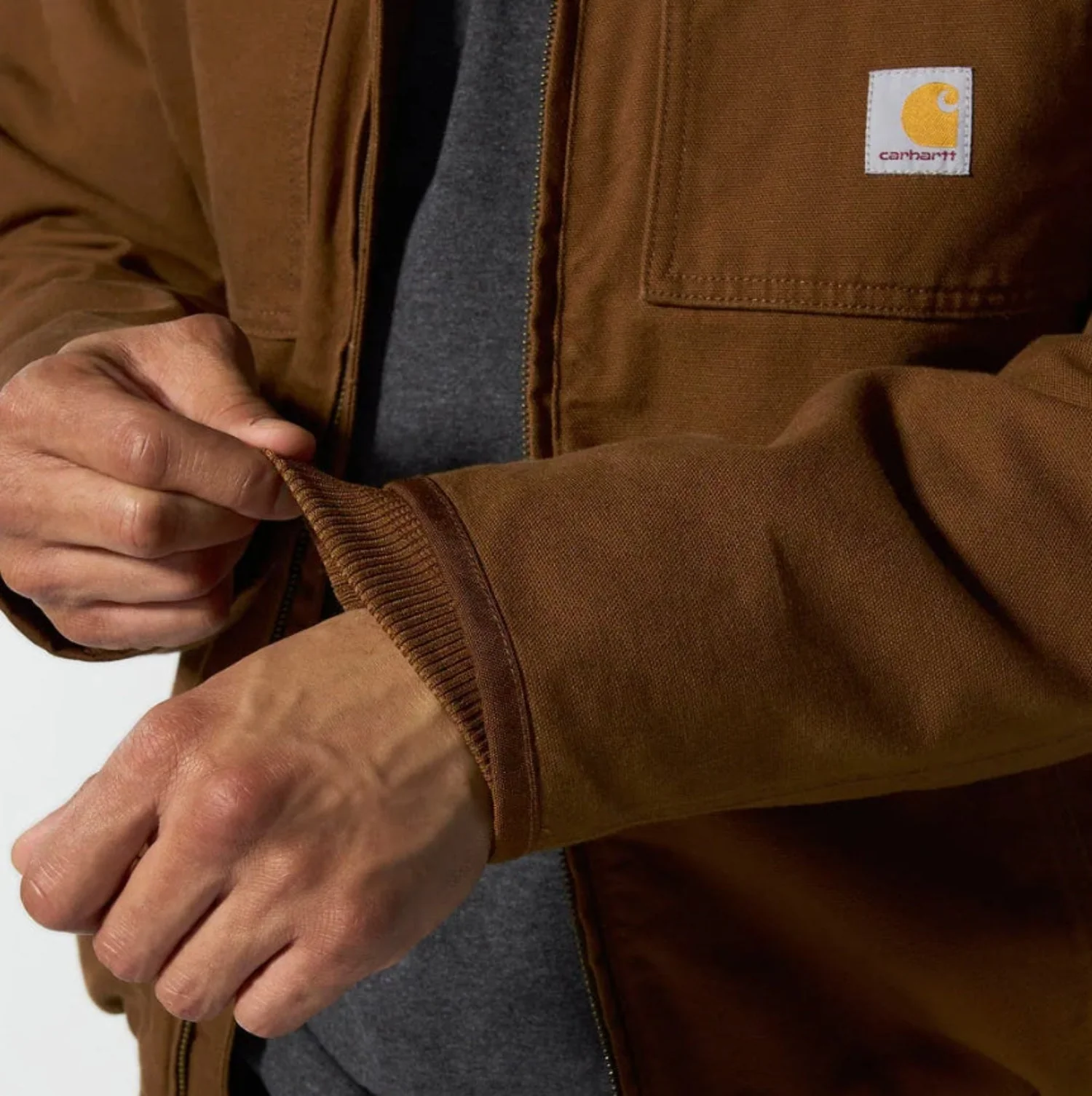 Carhartt Men's Full Swing Washed Duck Insulated Active Jacket - Image 10