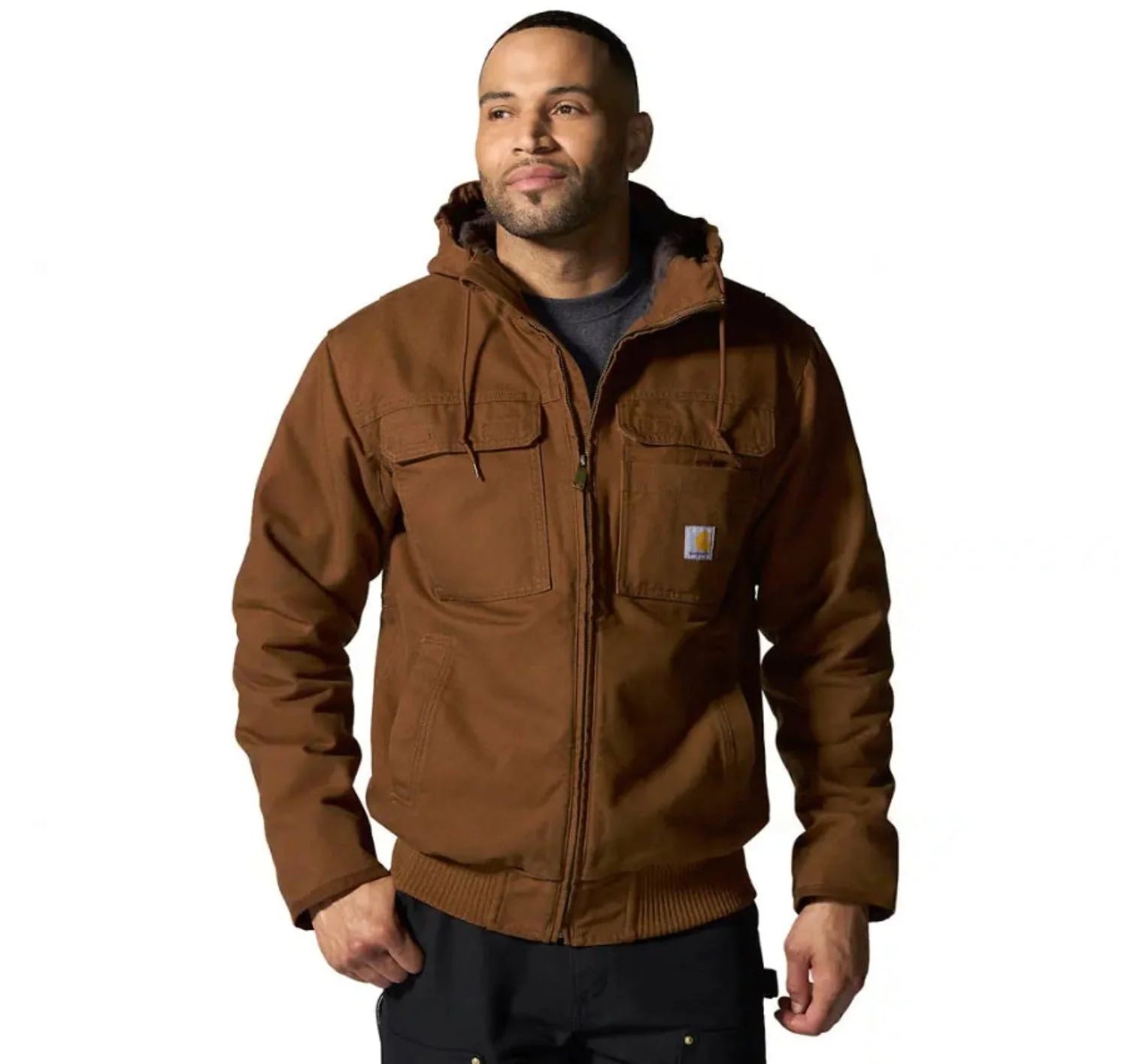Carhartt Men's Full Swing Washed Duck Insulated Active Jacket - Image 7