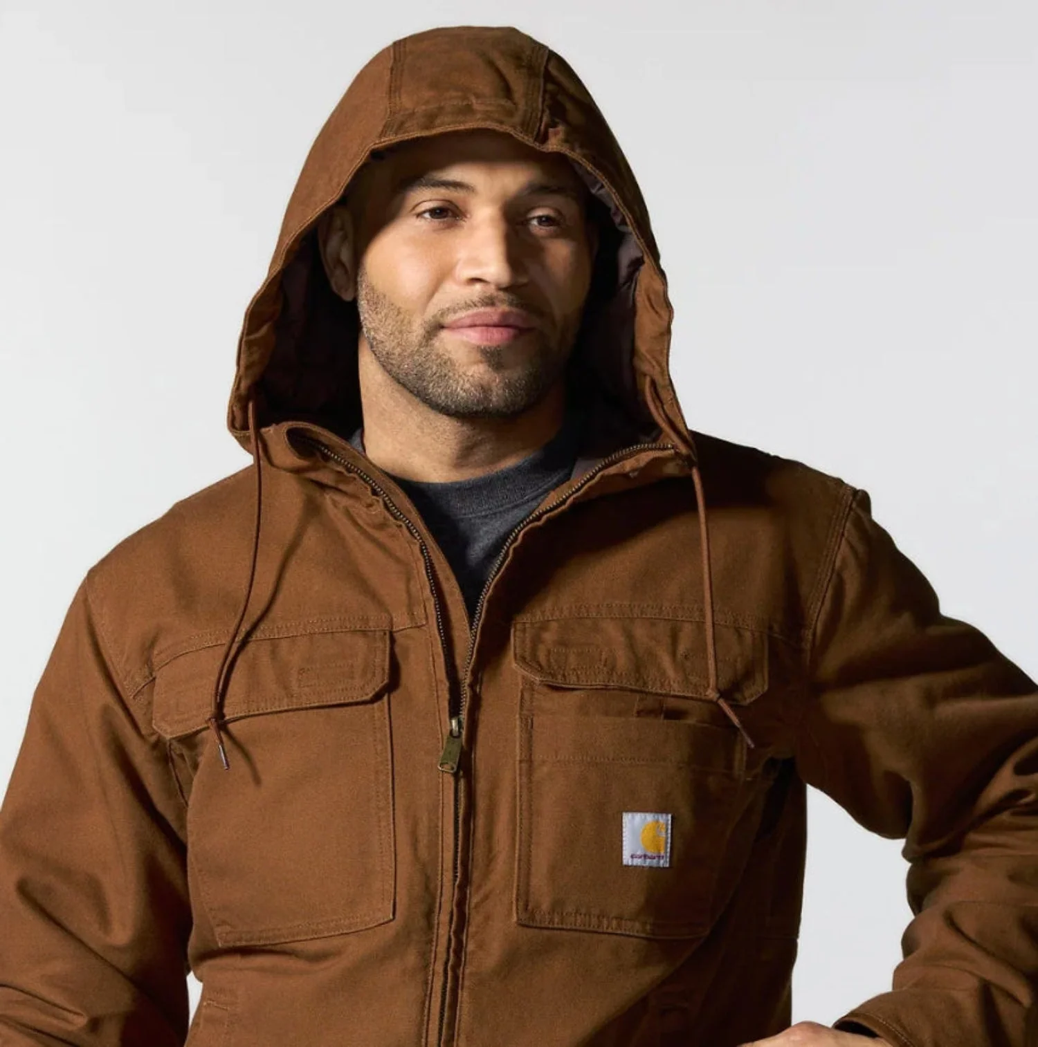 Carhartt Men's Full Swing Washed Duck Insulated Active Jacket - Image 9