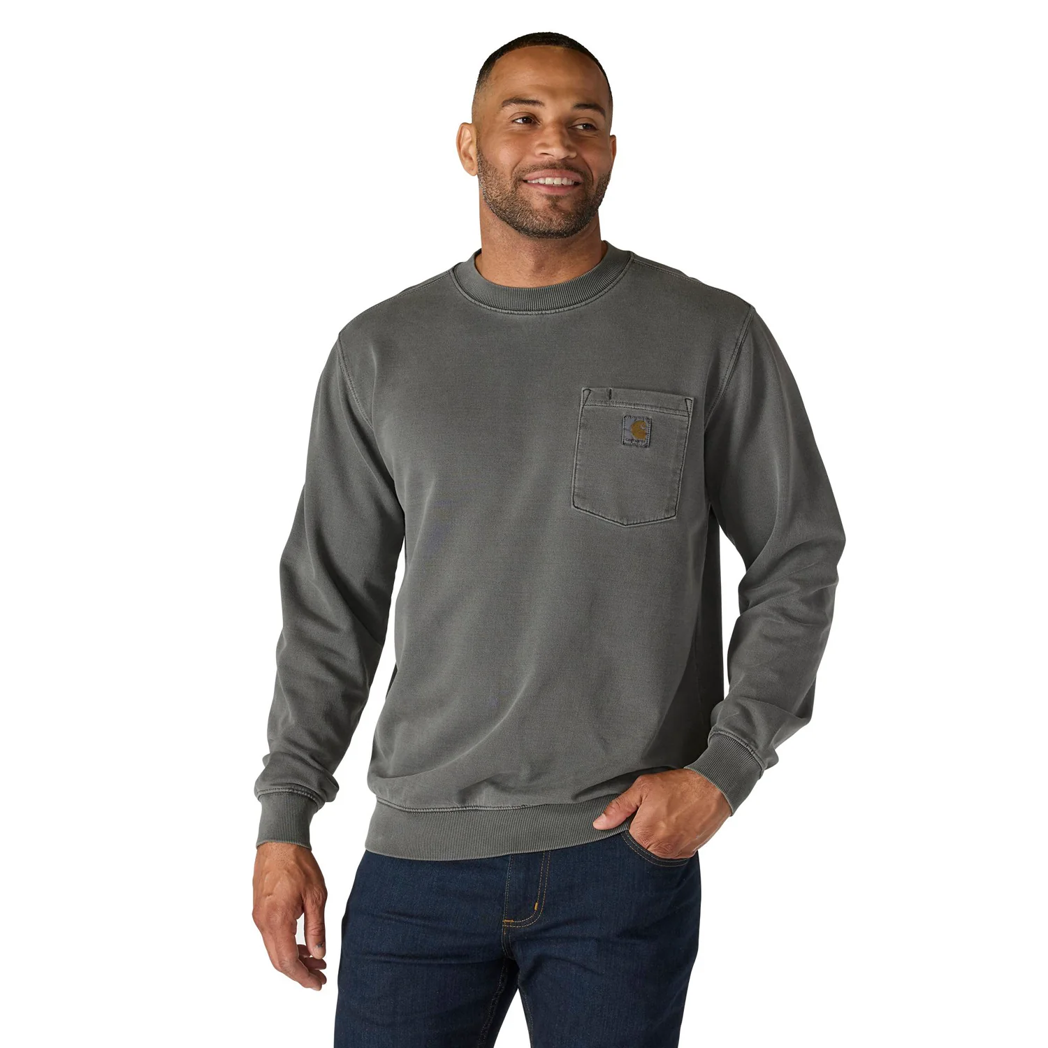 Carhartt Men's Durham Garment Dyed Crewneck Sweatshirt