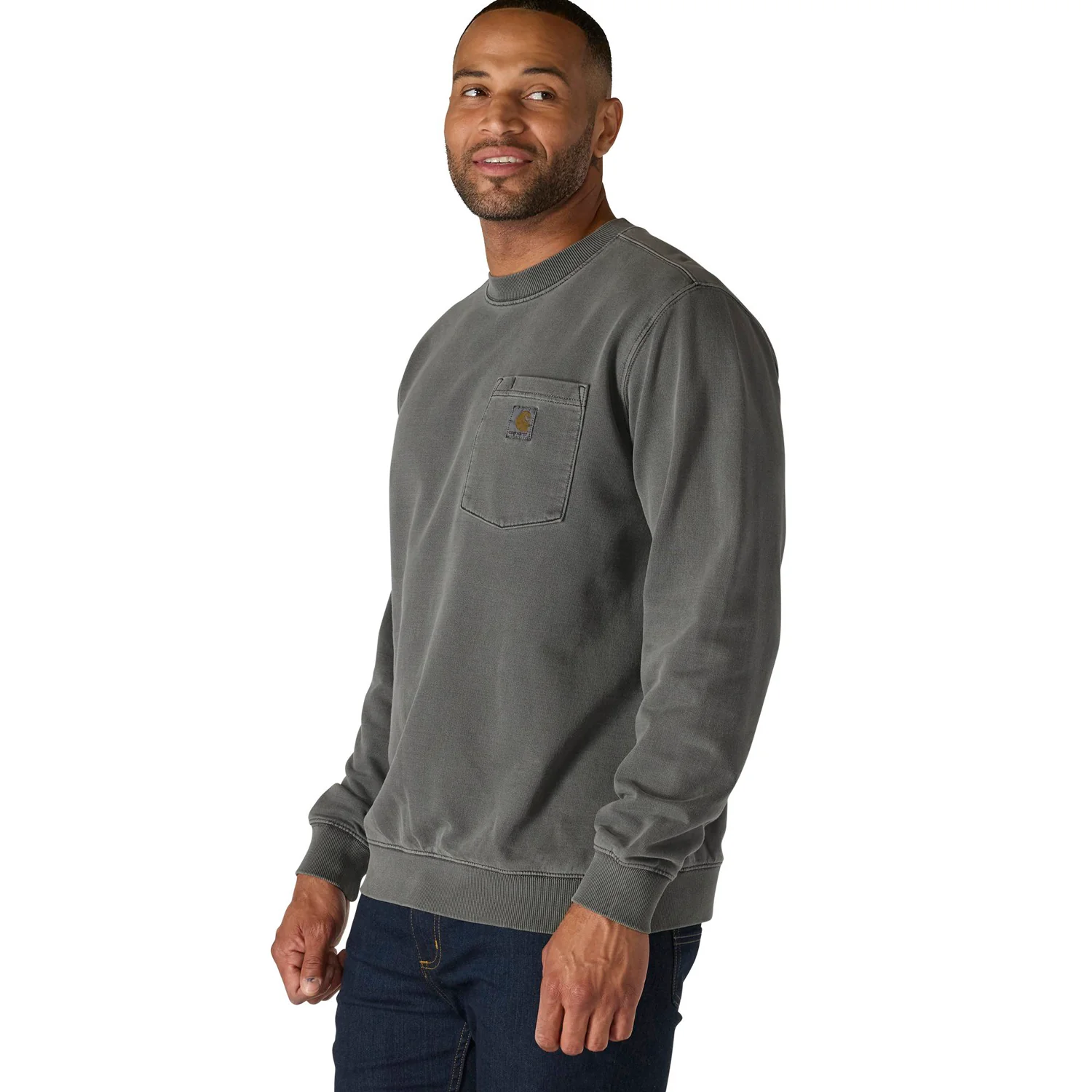 Carhartt Men's Durham Garment Dyed Crewneck Sweatshirt - Image 2