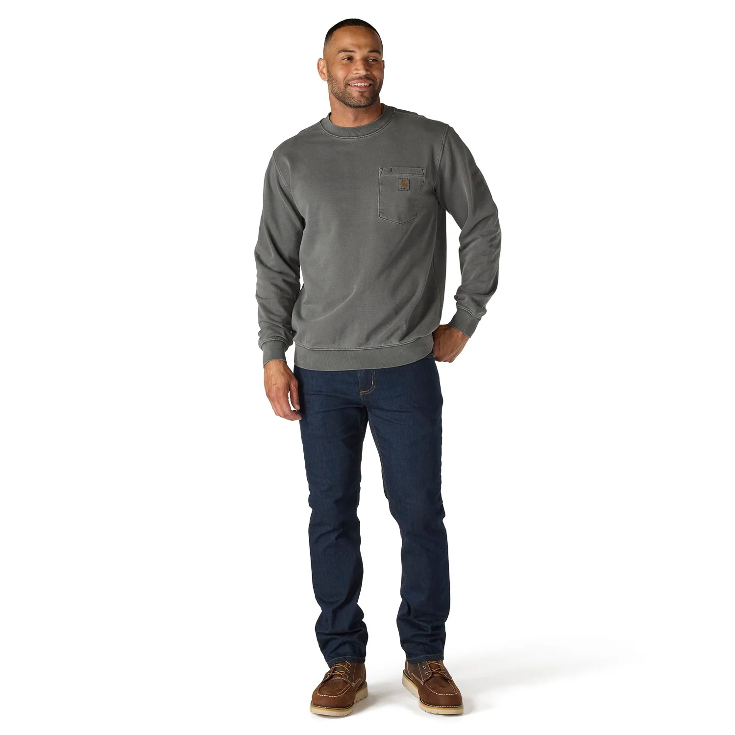 Carhartt Men's Durham Garment Dyed Crewneck Sweatshirt - Image 6