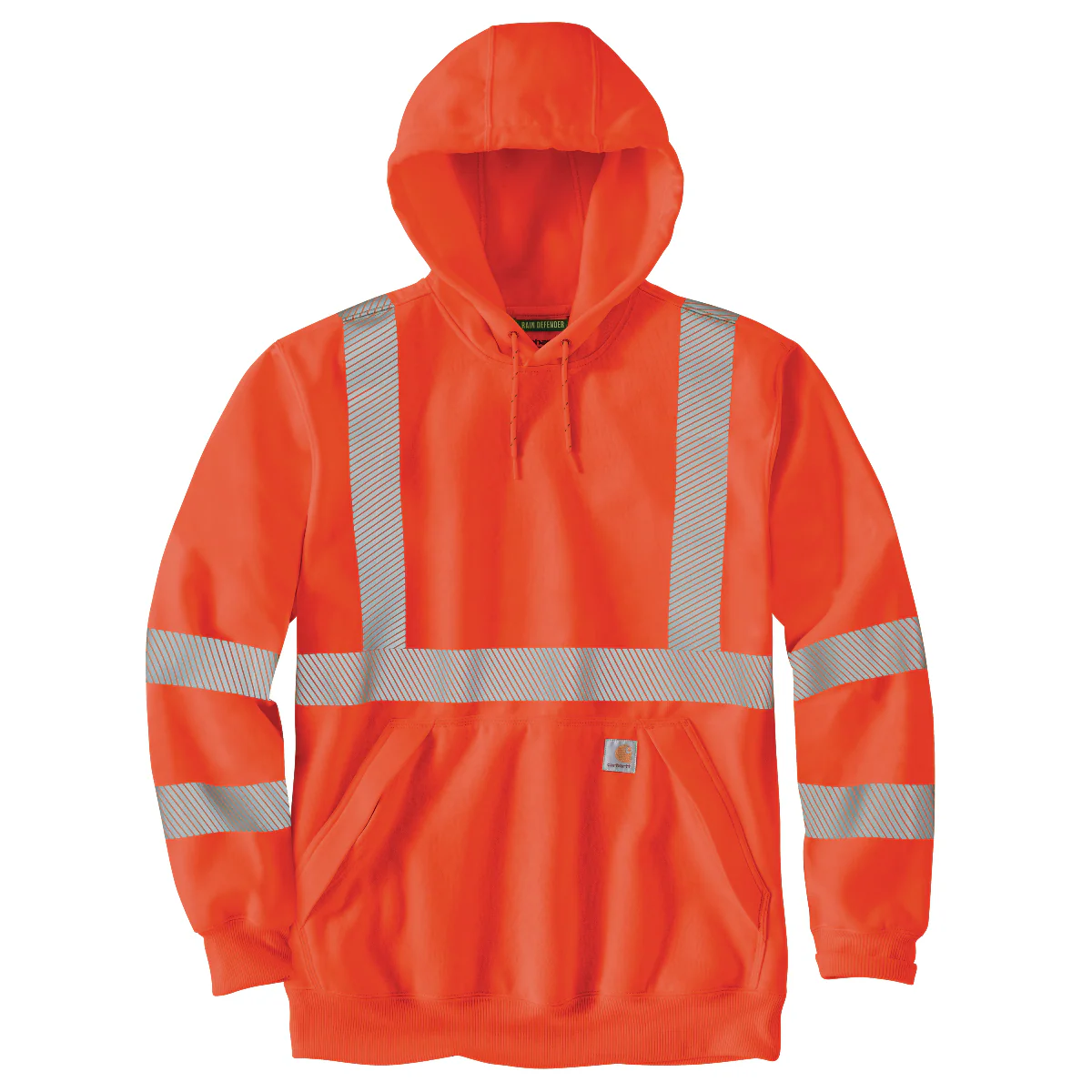 Carhartt Men's Hi-Vis Rain Defender Class 3 Sweatshirt - Image 5