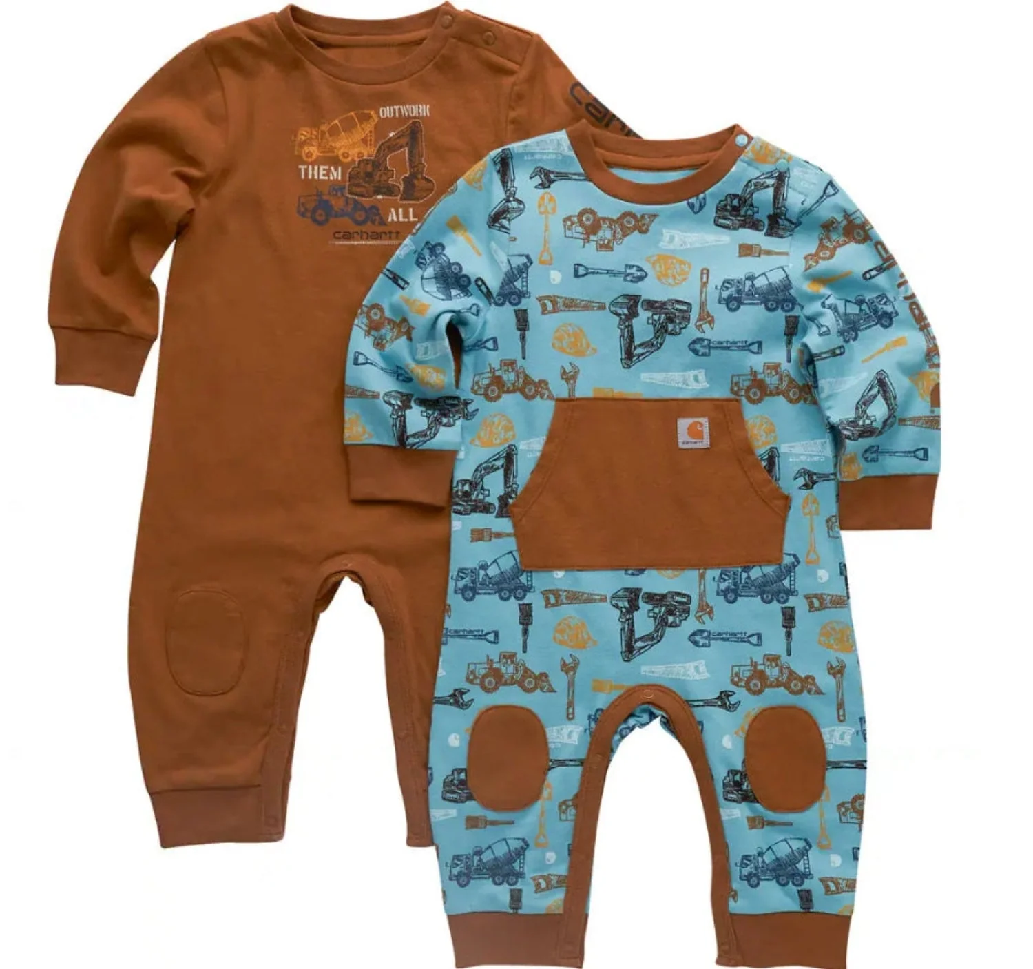 Carhartt Boys' Long Sleeve Construction Coverall Set