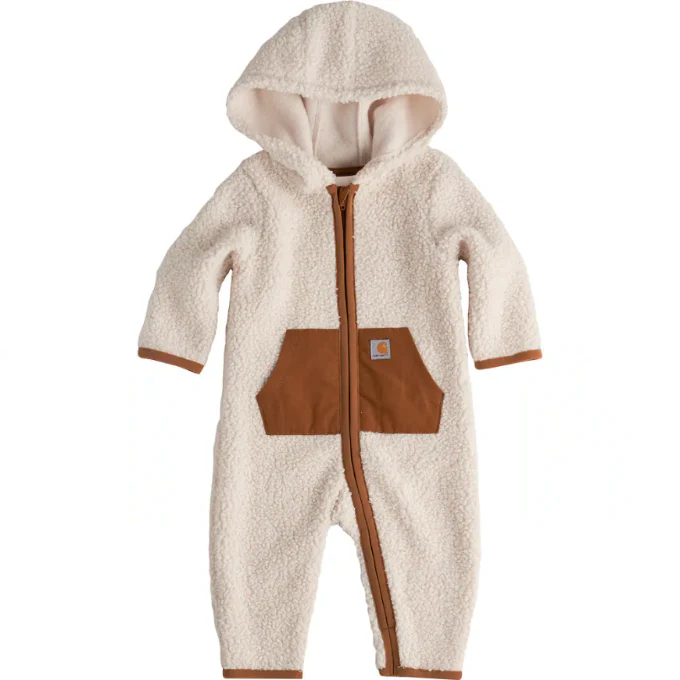 Carhartt Boys' Long Sleeve Zip-Front Sherpa Coverall