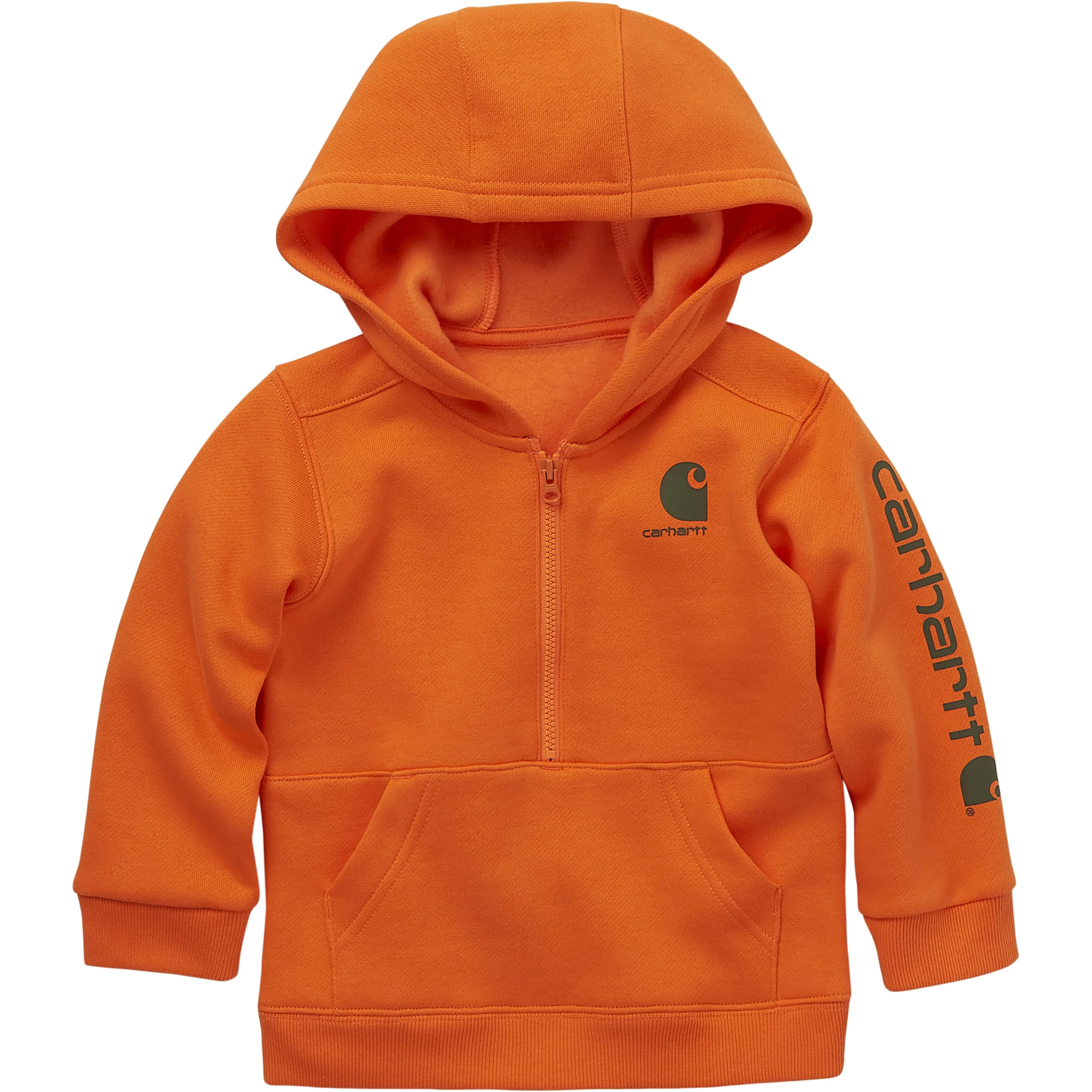 Carhartt Kids' Half Zip Hooded Sweatshirt - Image 3