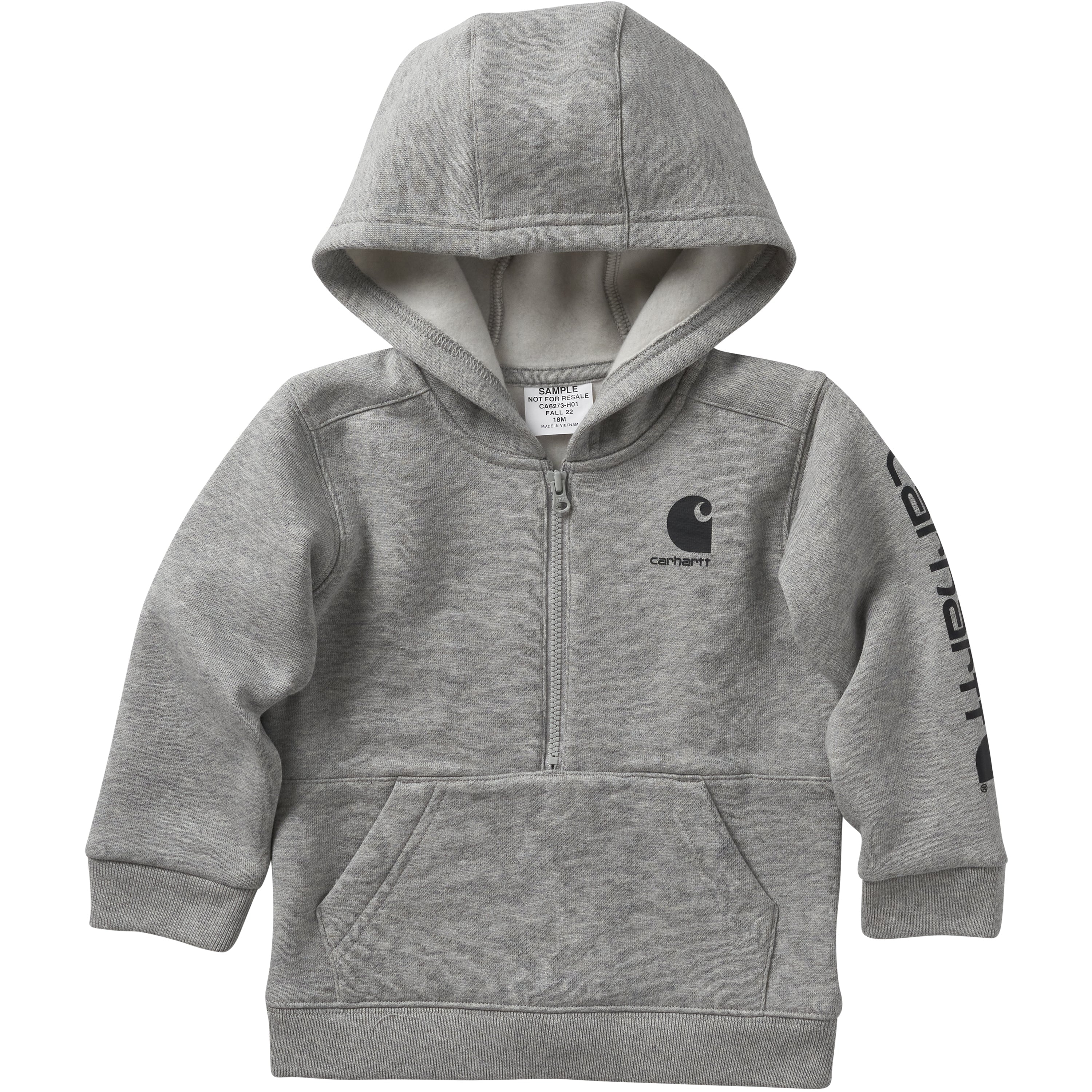 Carhartt Kids' Half Zip Hooded Sweatshirt - Image 5