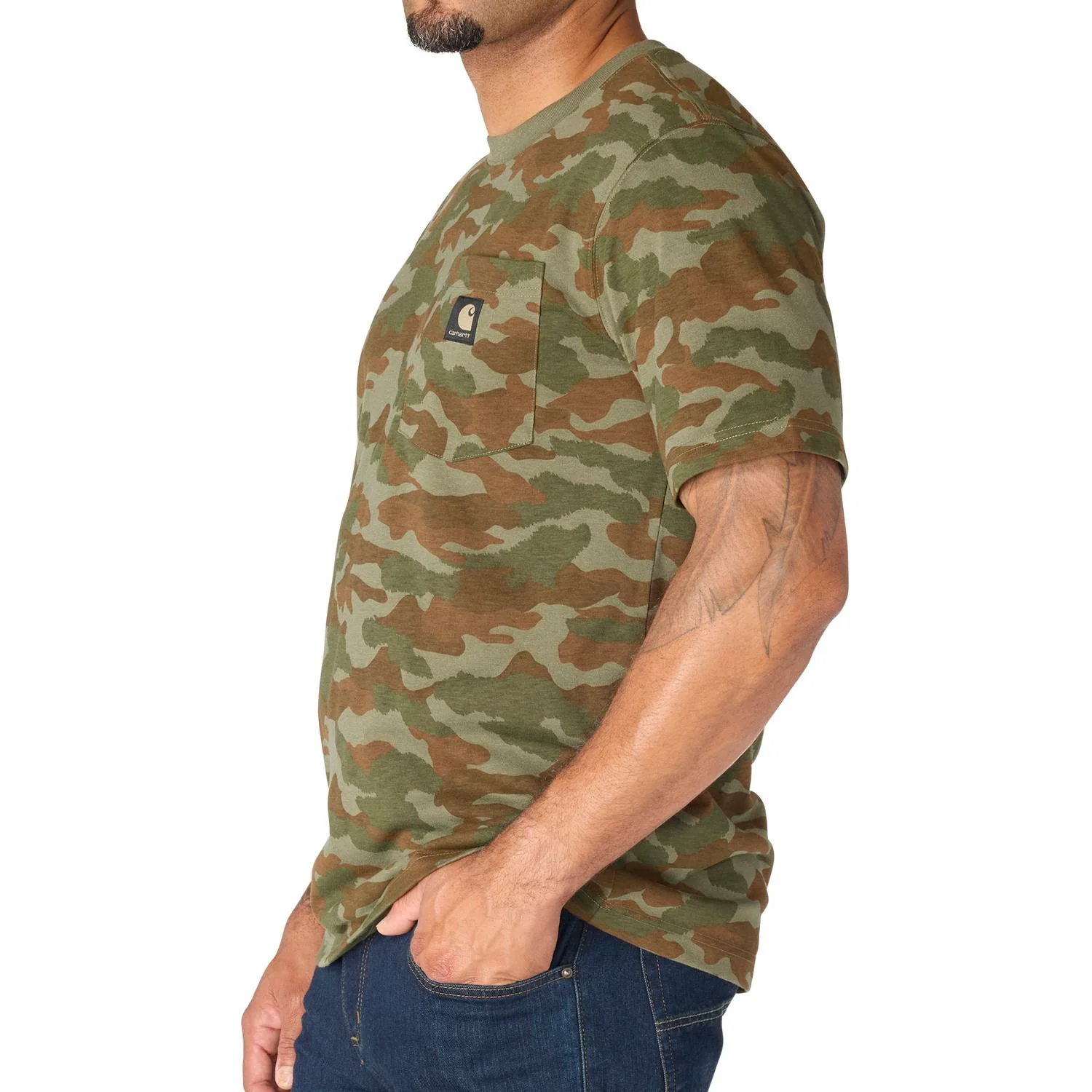 Carhartt Men's Irvine Relaxed Camo T-Shirt - Image 3