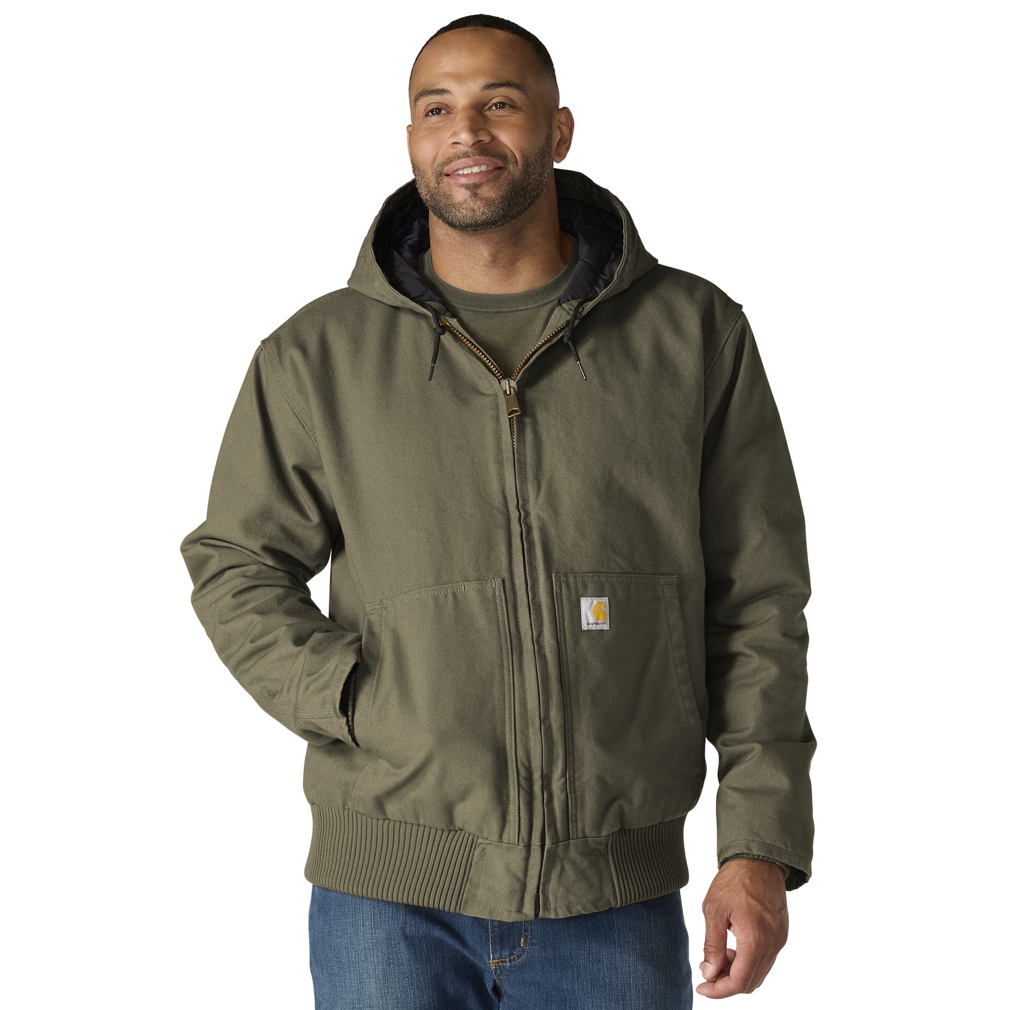 Carhartt Men's Loose Fit Washed Duck Insulated Active Jac-3 Jacket - Image 5